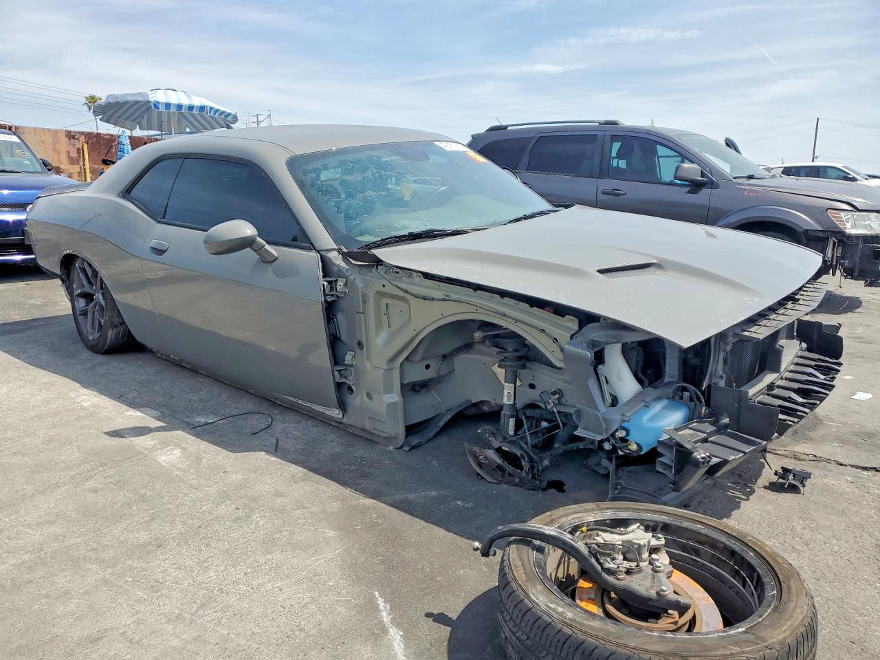 2023 Dodge Challenger Sxt Gray vin: 2C3CDZAG3PH695750