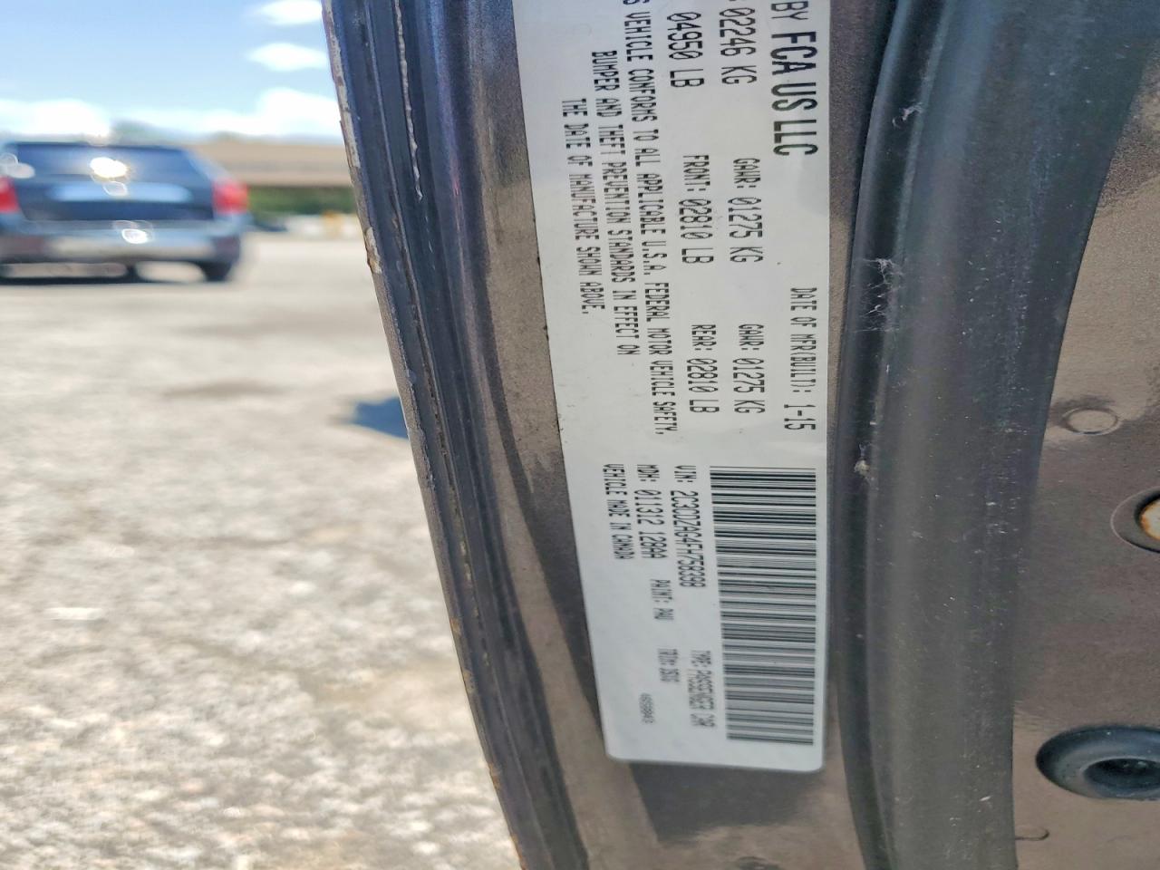2015 Dodge Challenger Sxt Charcoal vin: 2C3CDZAG4FH758398