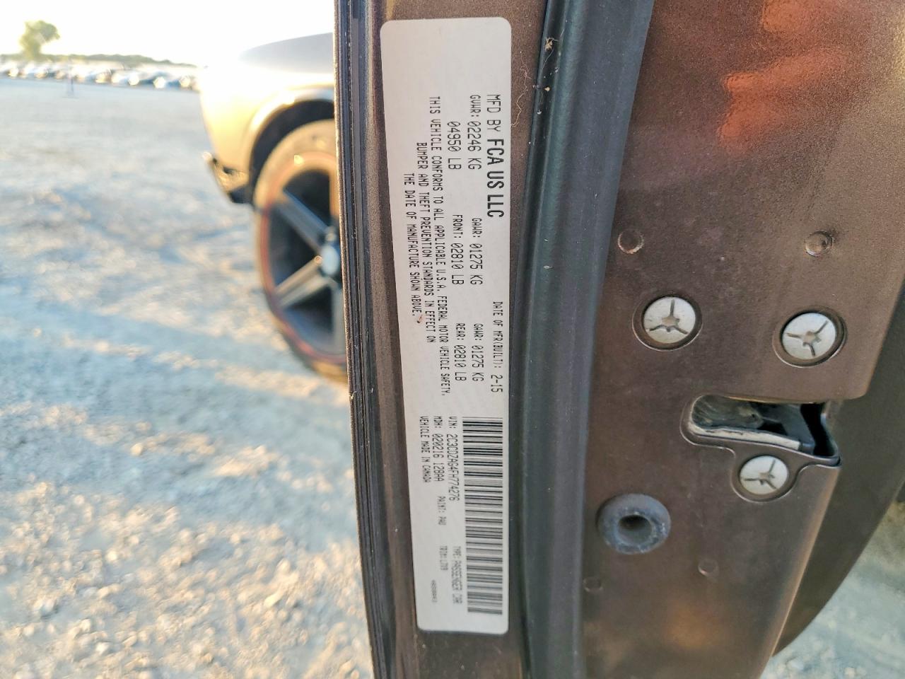2015 Dodge Challenger Sxt Gray vin: 2C3CDZAG4FH774276
