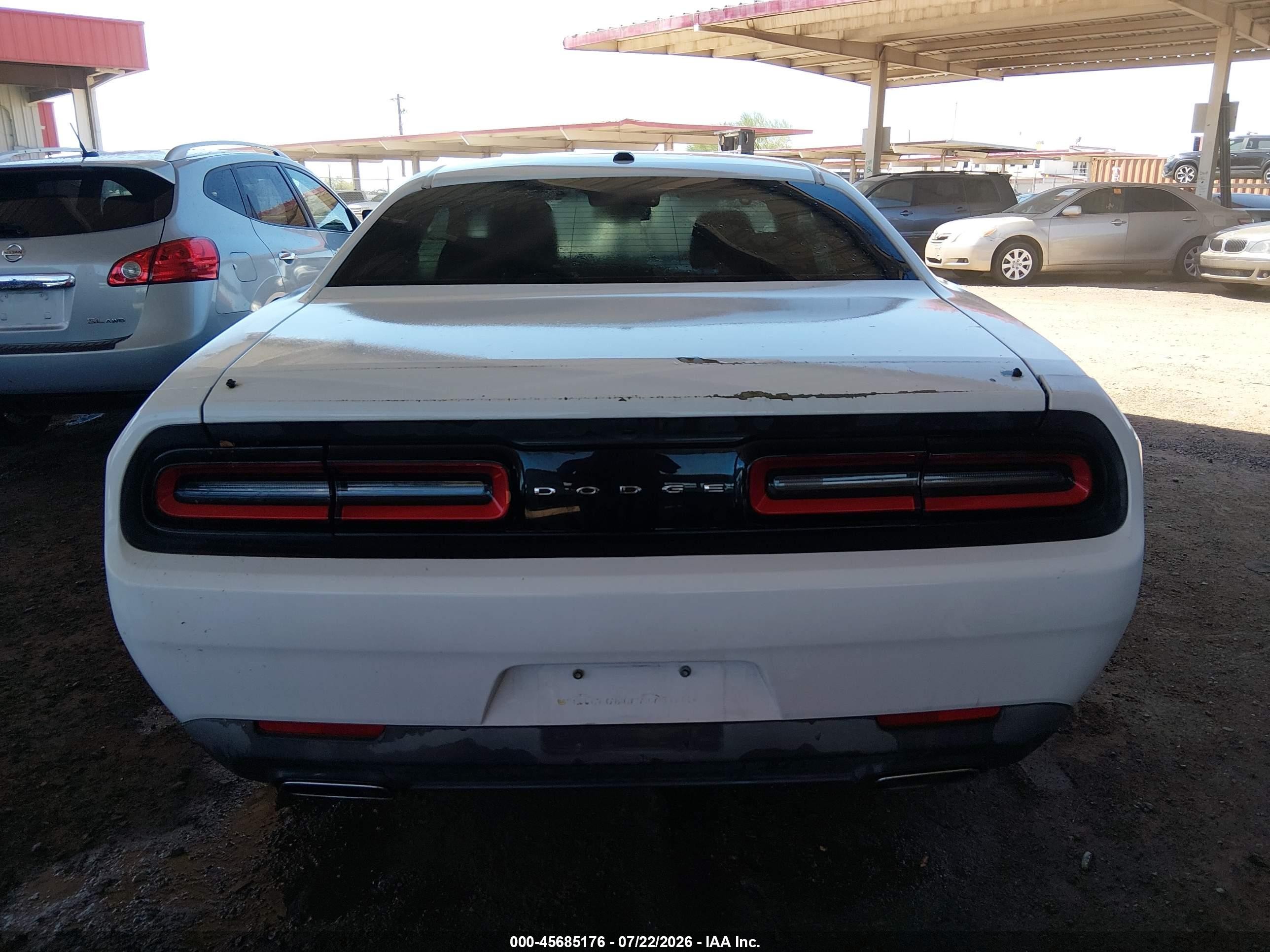 2015 Dodge Challenger Sxt White vin: 2C3CDZAG4FH821421