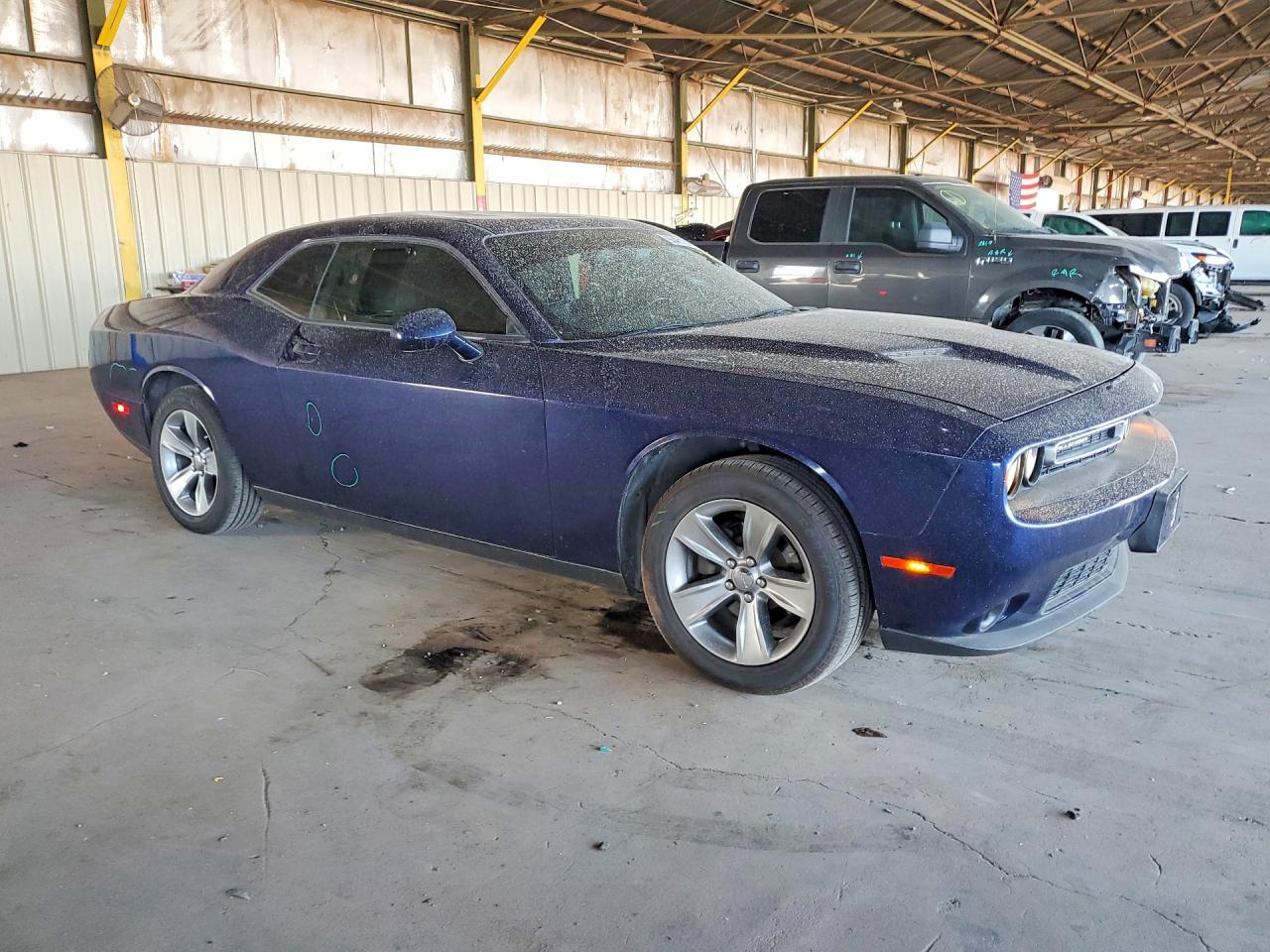 2016 Dodge Challenger Sxt Blue vin: 2C3CDZAG4GH193202