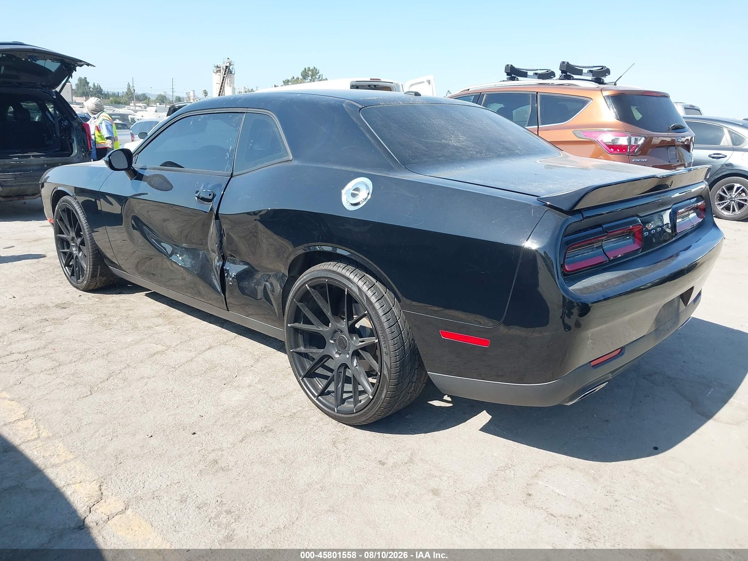 2019 Dodge Challenger Sxt Black vin: 2C3CDZAG4KH669876