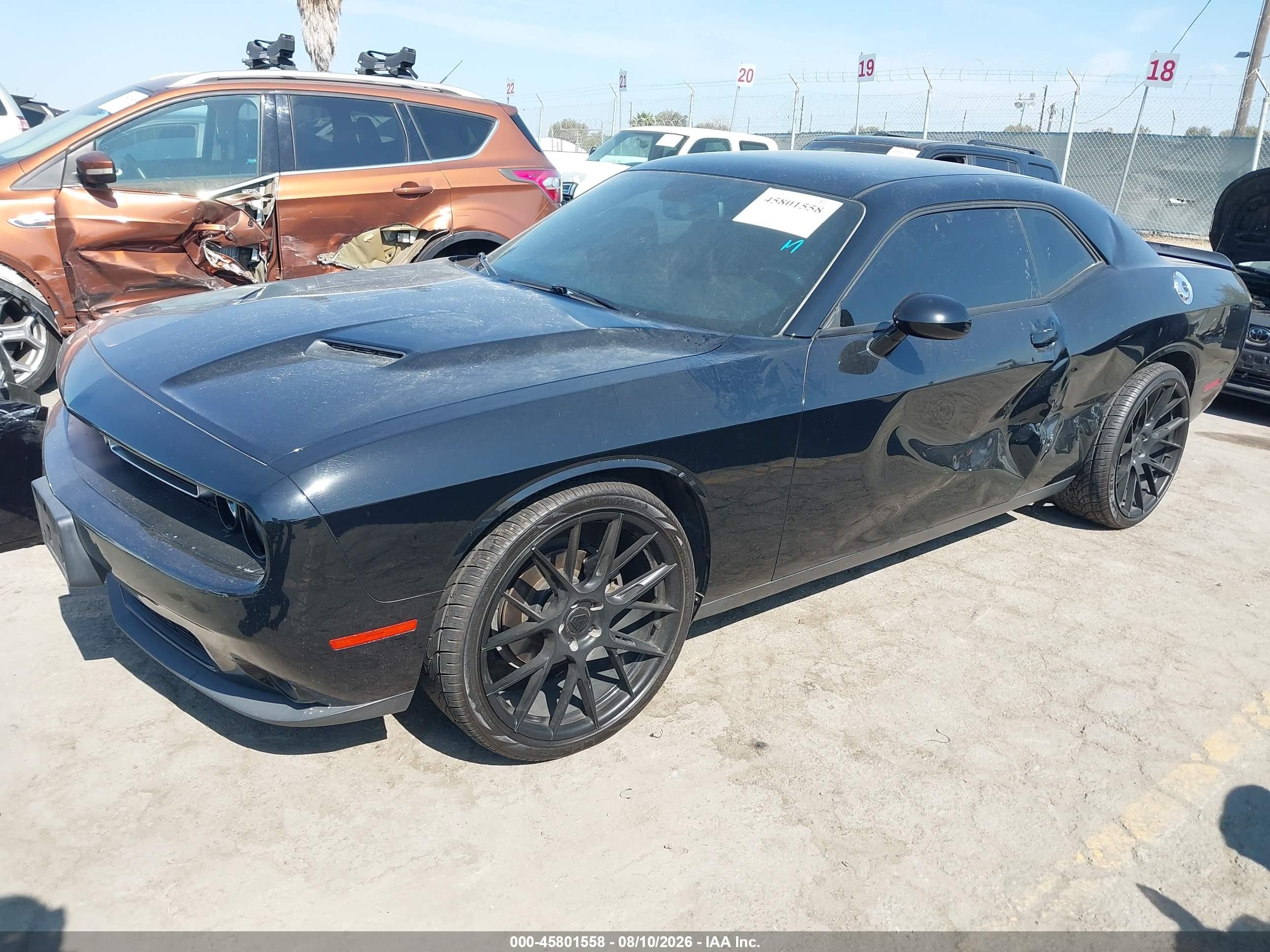 2019 Dodge Challenger Sxt Black vin: 2C3CDZAG4KH669876