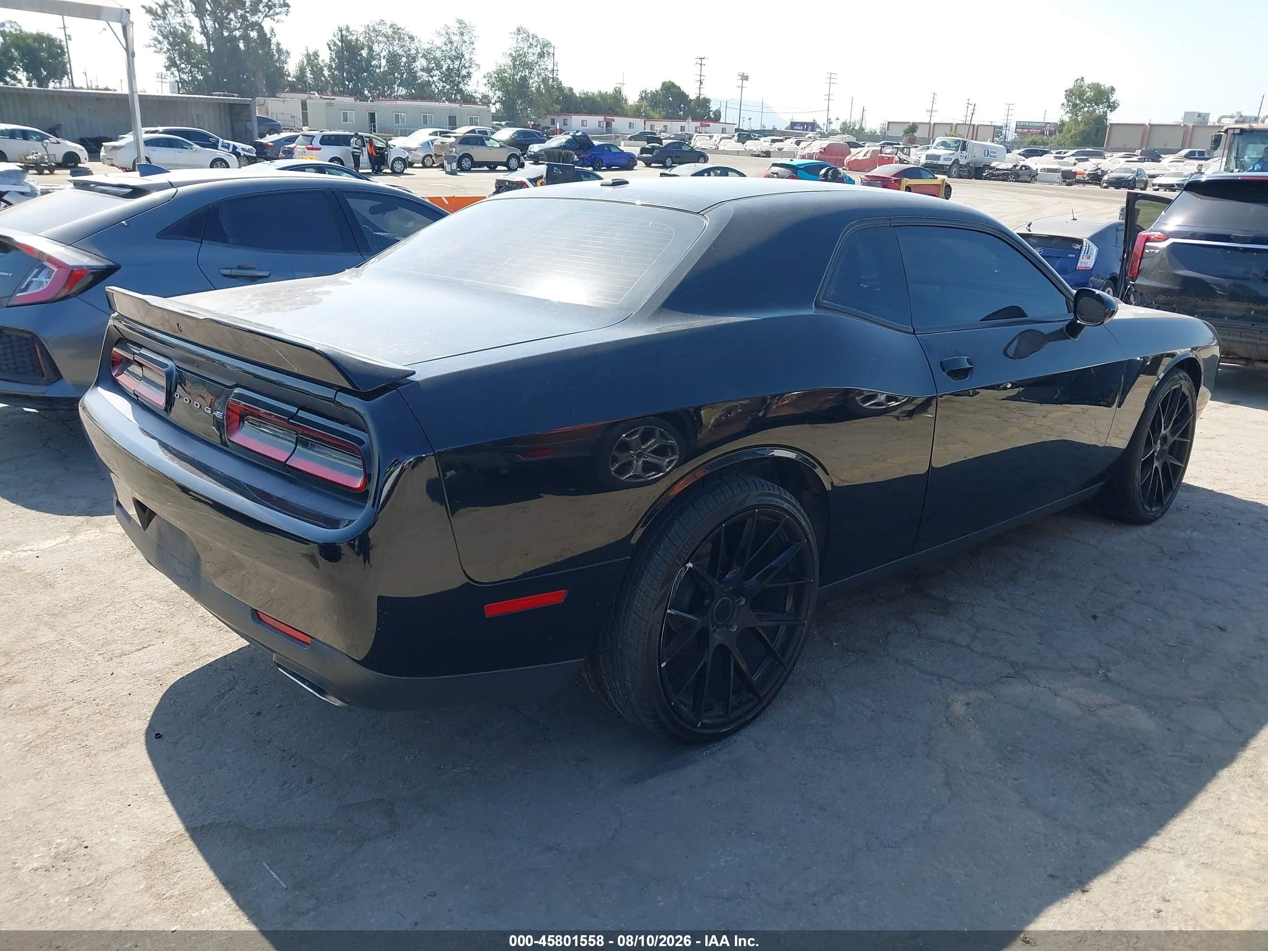 2019 Dodge Challenger Sxt Black vin: 2C3CDZAG4KH669876
