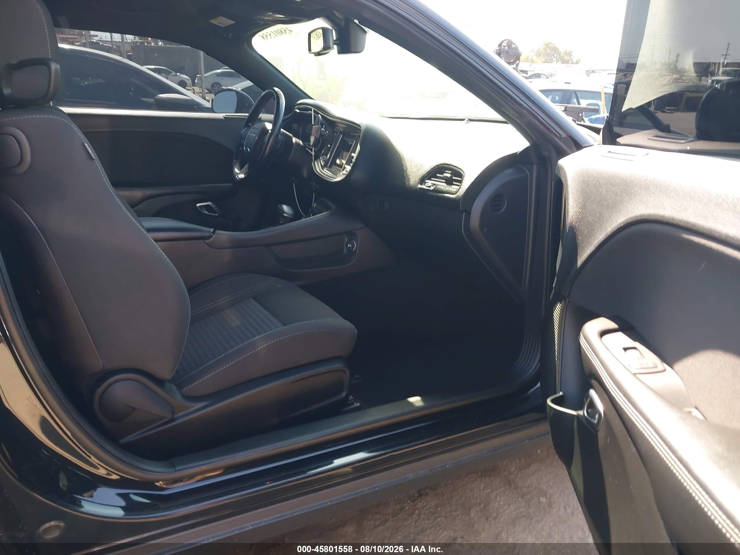 2019 Dodge Challenger Sxt Black vin: 2C3CDZAG4KH669876