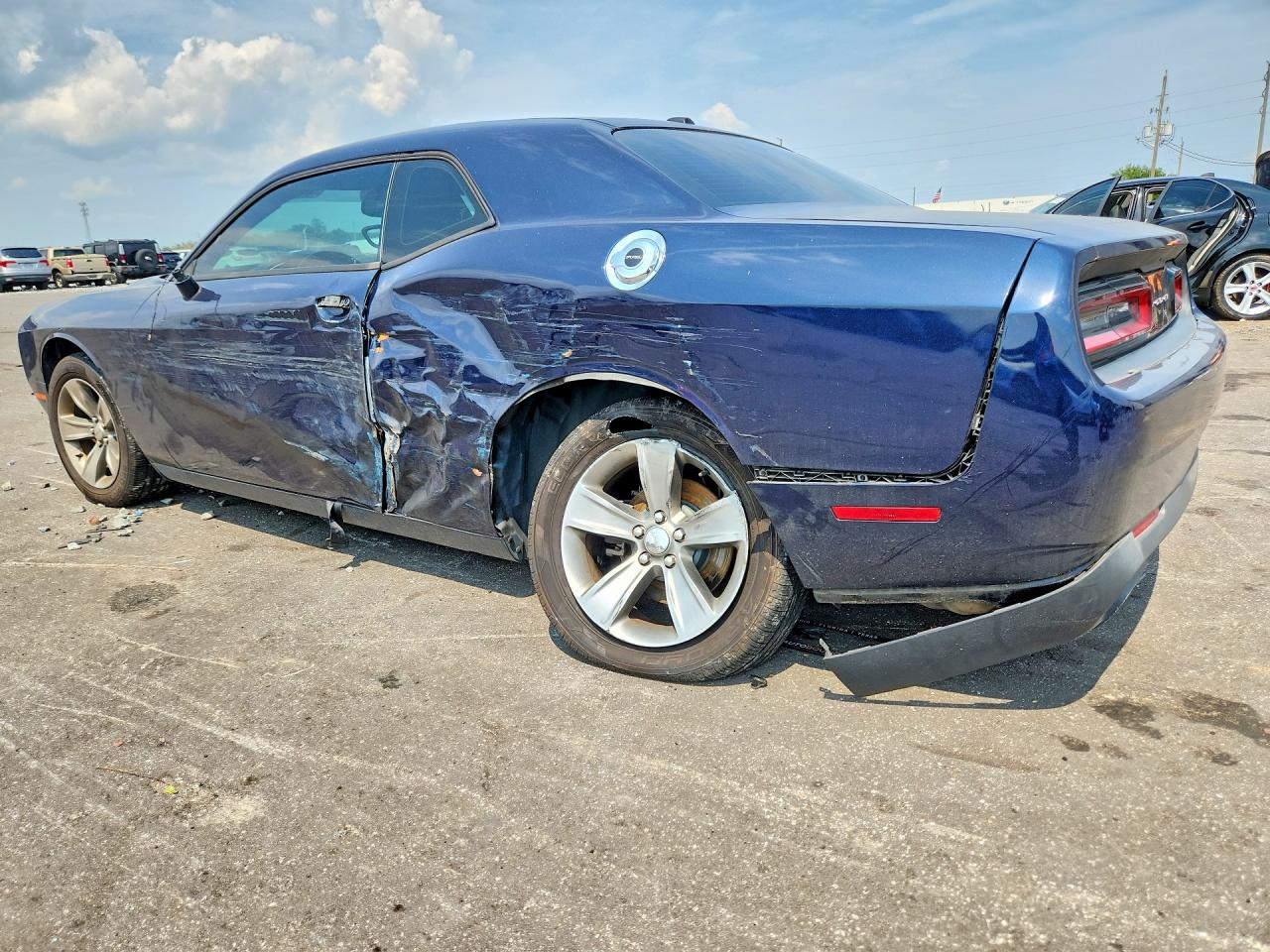 2015 Dodge Challenger Sxt Blue vin: 2C3CDZAG5FH701059