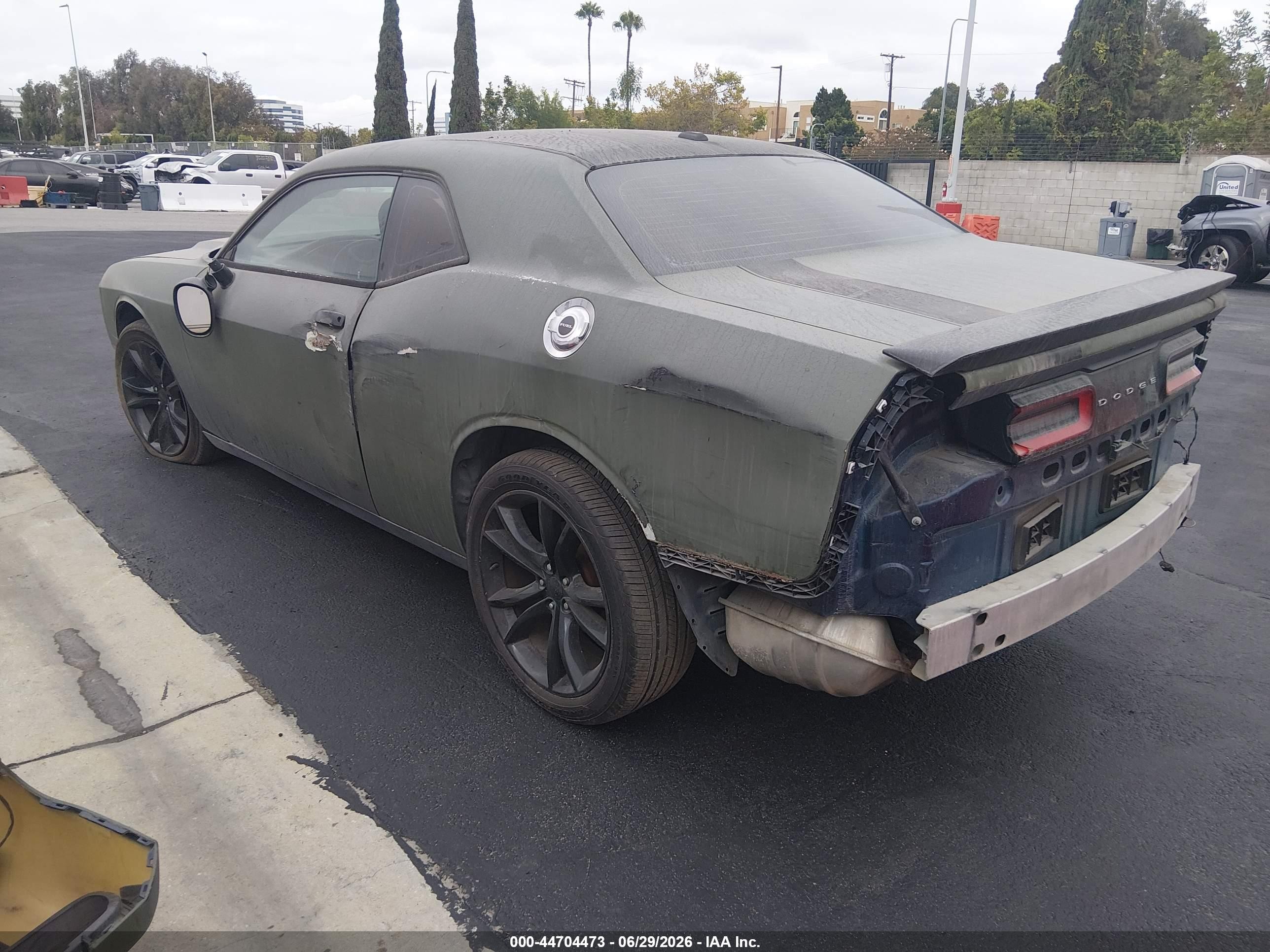 2015 Dodge Challenger Sxt Зеленый vin: 2C3CDZAG5FH723921
