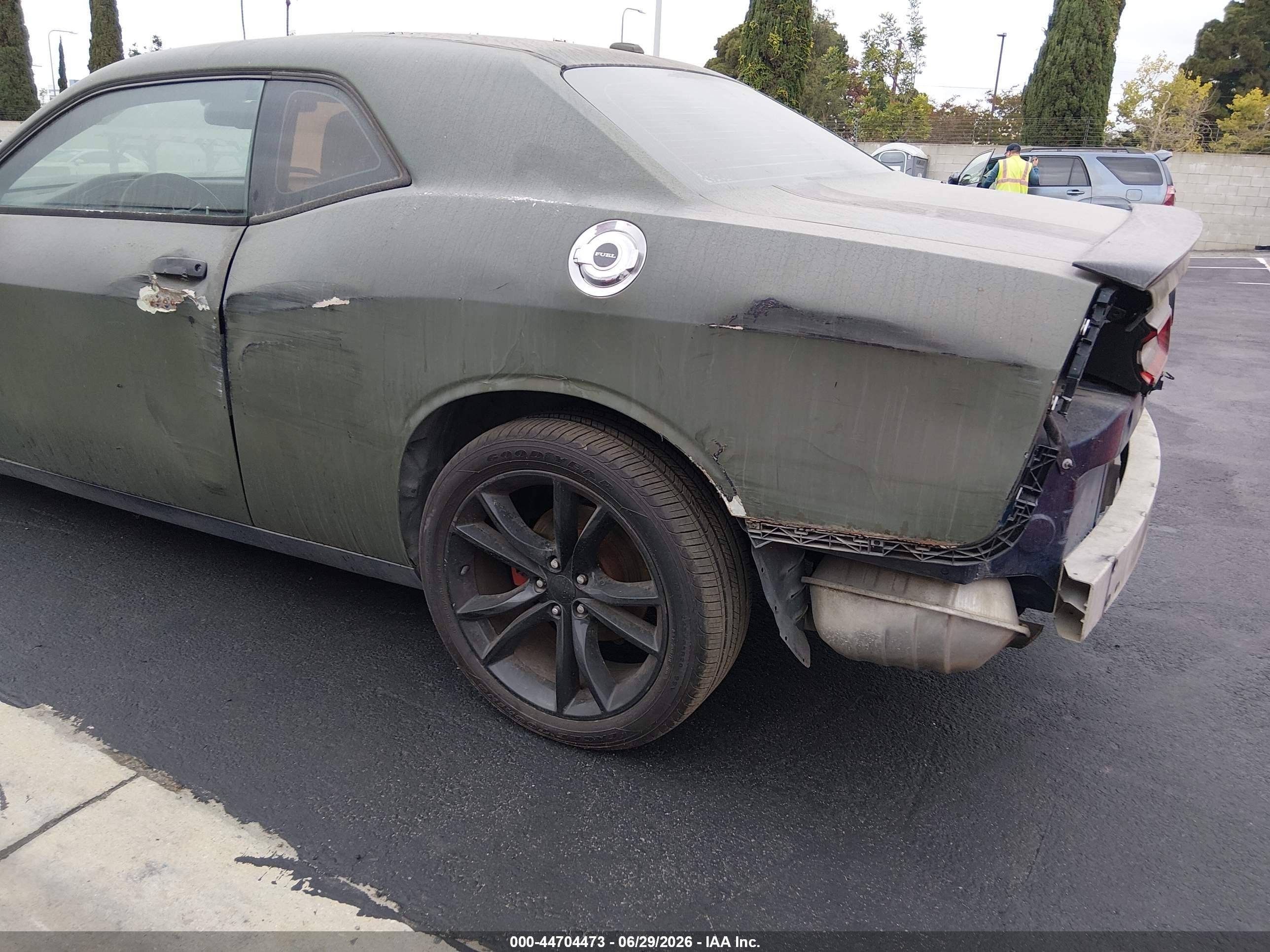 2015 Dodge Challenger Sxt Зеленый vin: 2C3CDZAG5FH723921