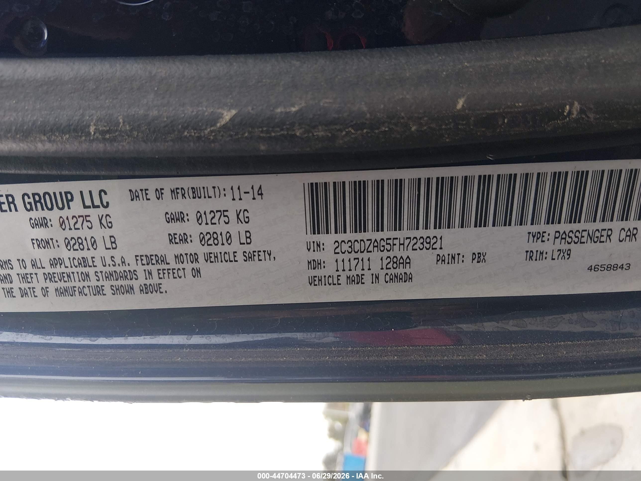2015 Dodge Challenger Sxt Зеленый vin: 2C3CDZAG5FH723921