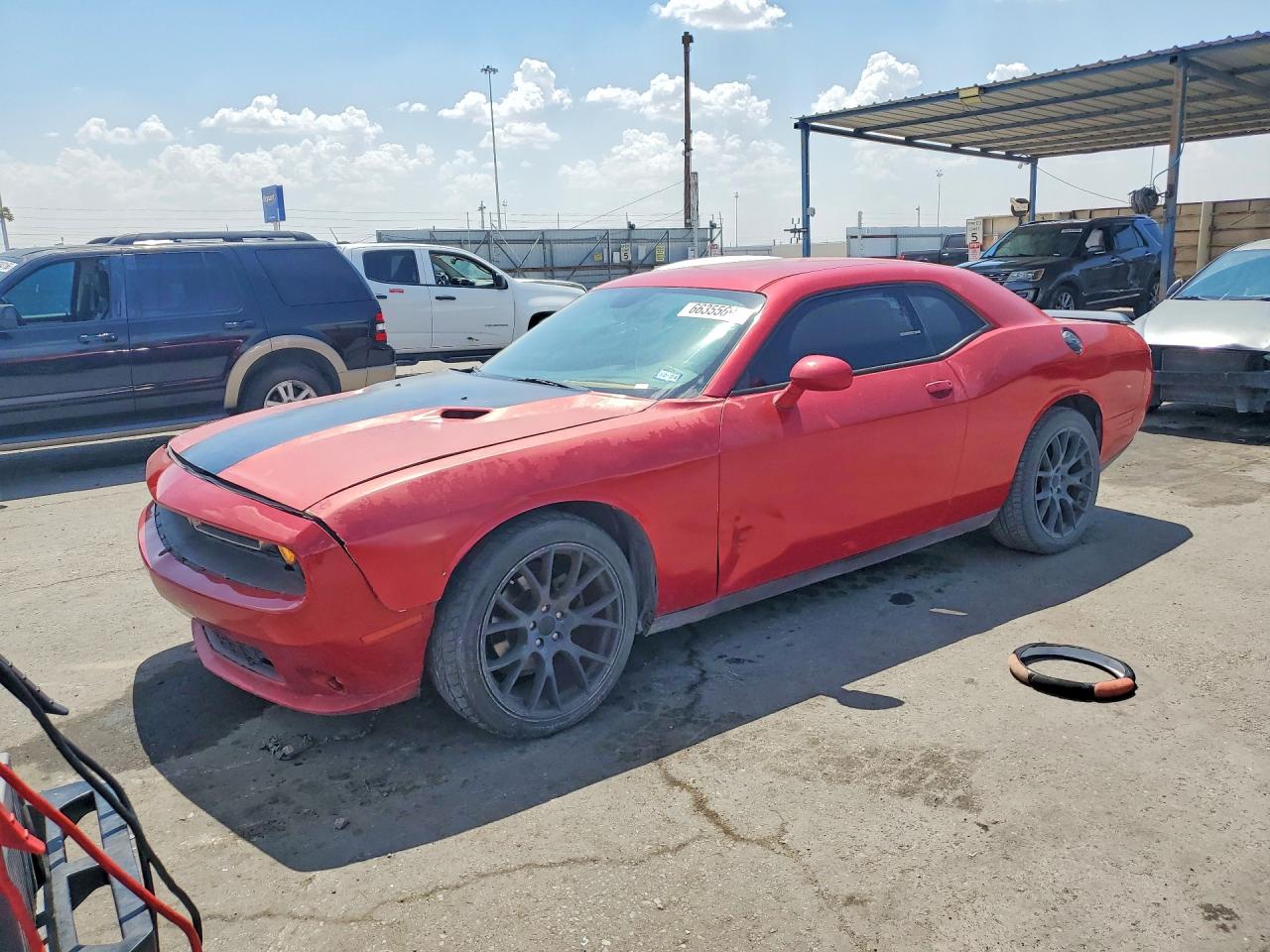 2015 Dodge Challenger Sxt Red vin: 2C3CDZAG5FH769779