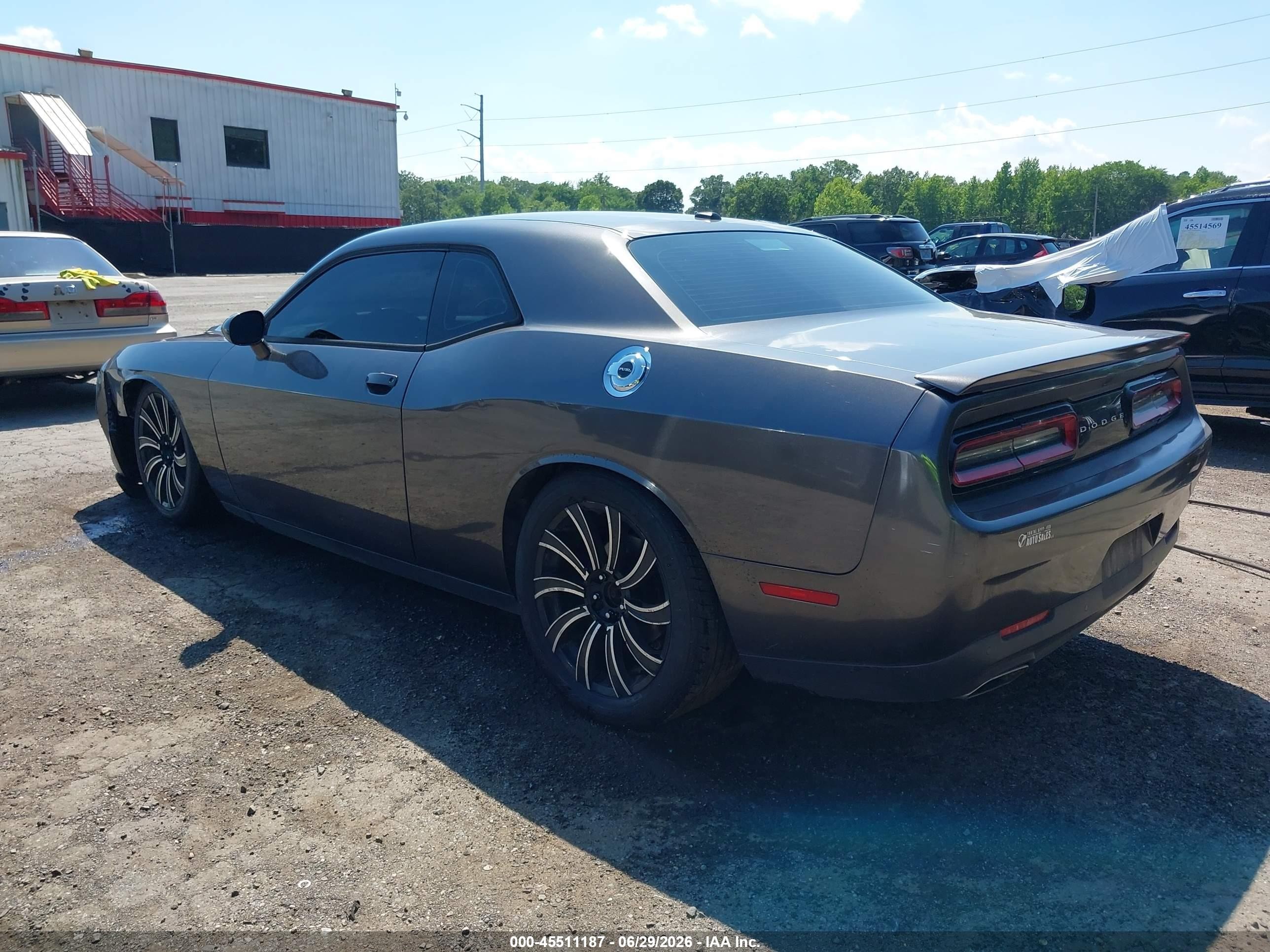 2015 Dodge Challenger Sxt Серый vin: 2C3CDZAG5FH821038