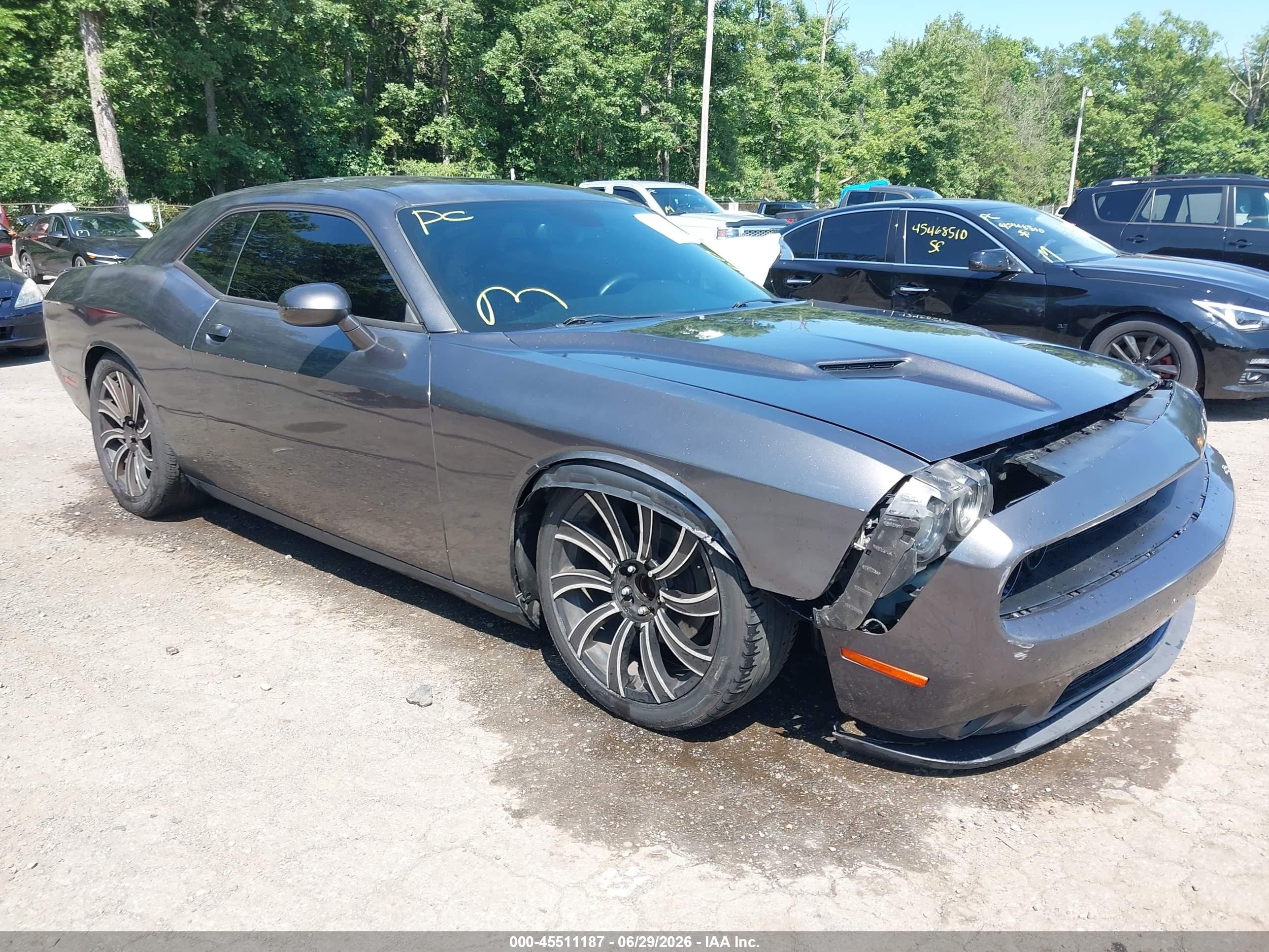 2015 Dodge Challenger Sxt Gray vin: 2C3CDZAG5FH821038