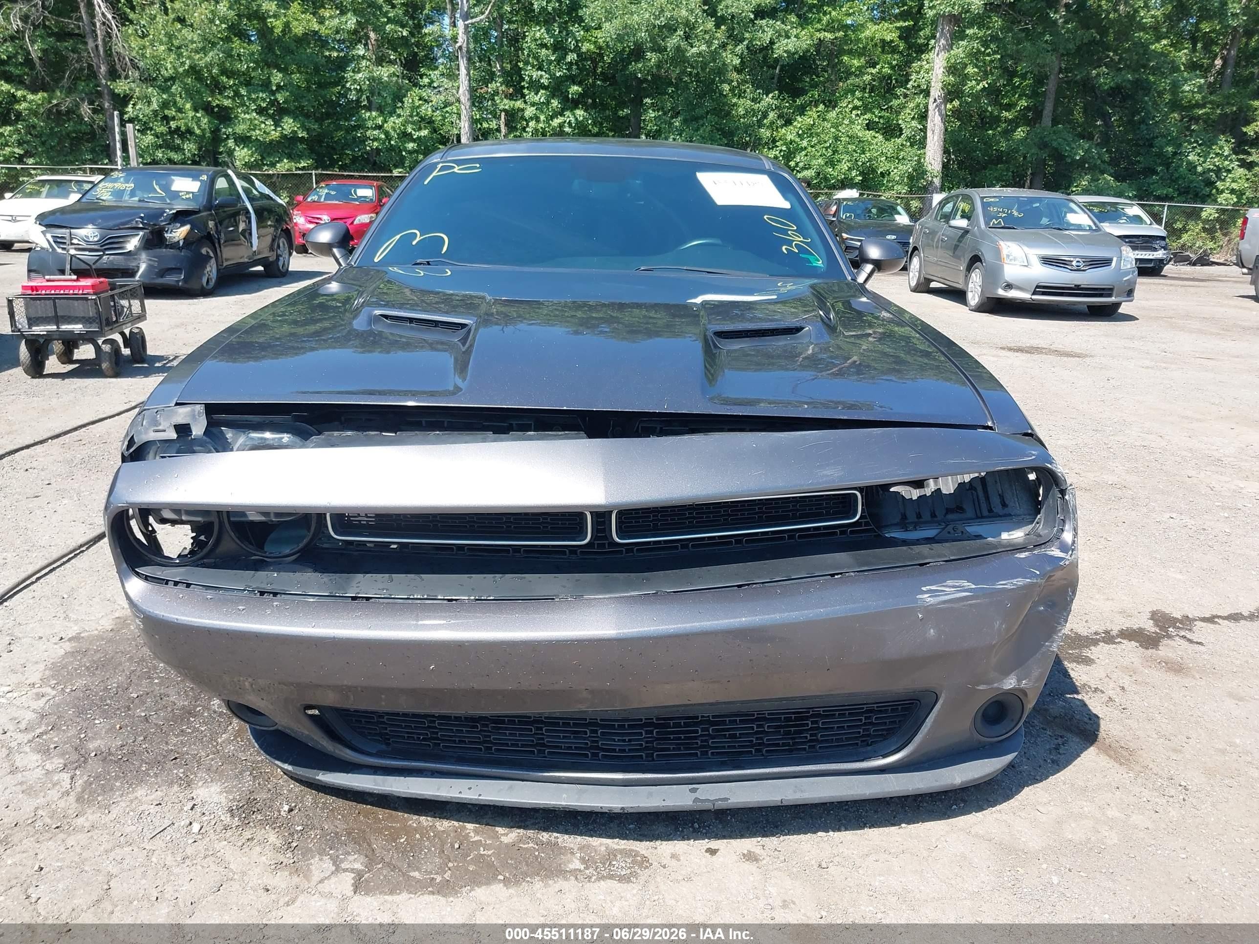 2015 Dodge Challenger Sxt Серый vin: 2C3CDZAG5FH821038
