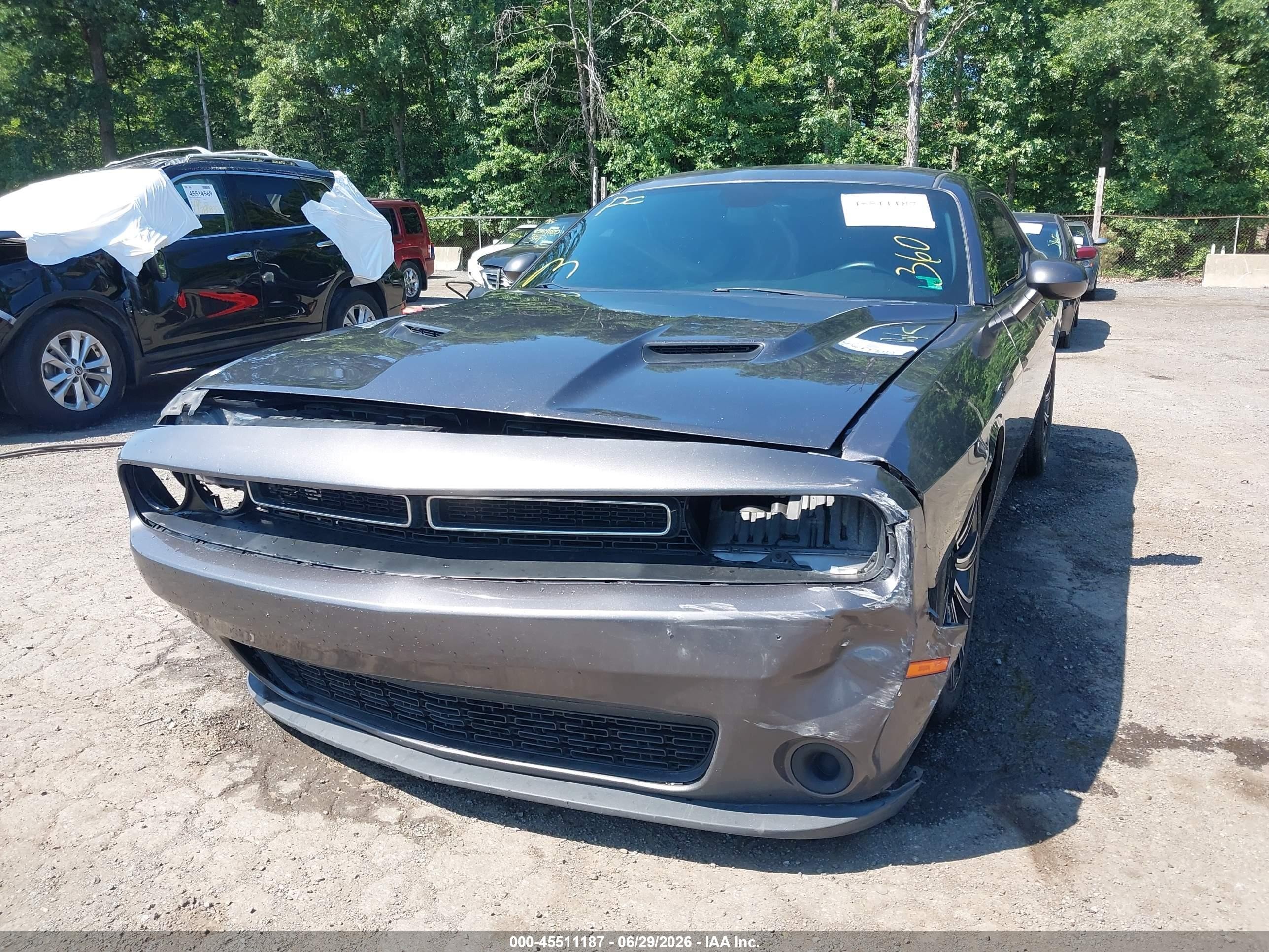 2015 Dodge Challenger Sxt Серый vin: 2C3CDZAG5FH821038