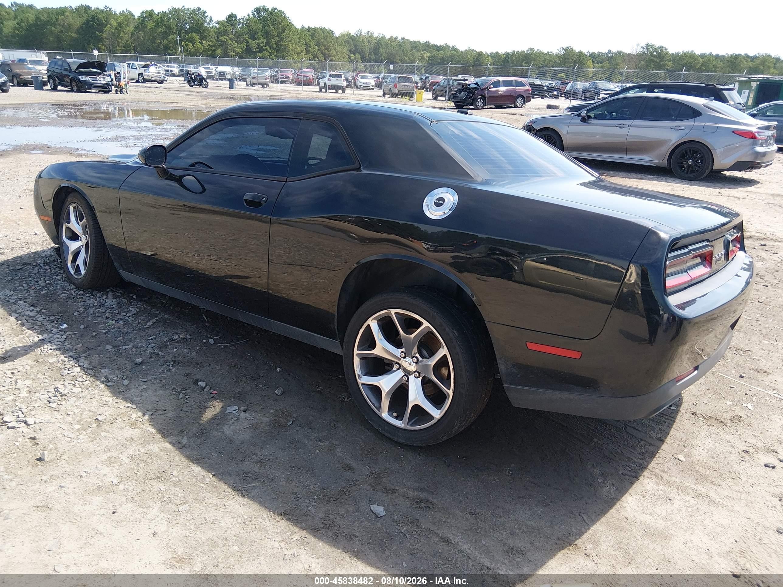 2015 Dodge Challenger Sxt Black vin: 2C3CDZAG5FH869669
