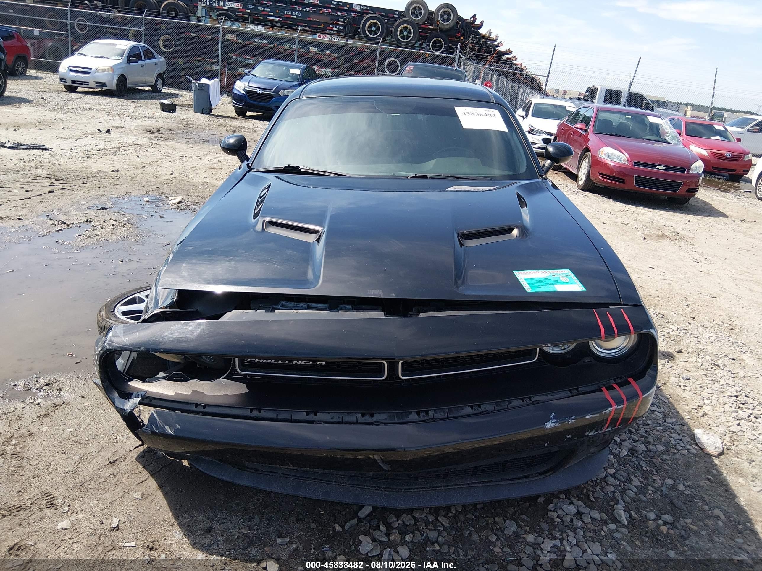 2015 Dodge Challenger Sxt Black vin: 2C3CDZAG5FH869669
