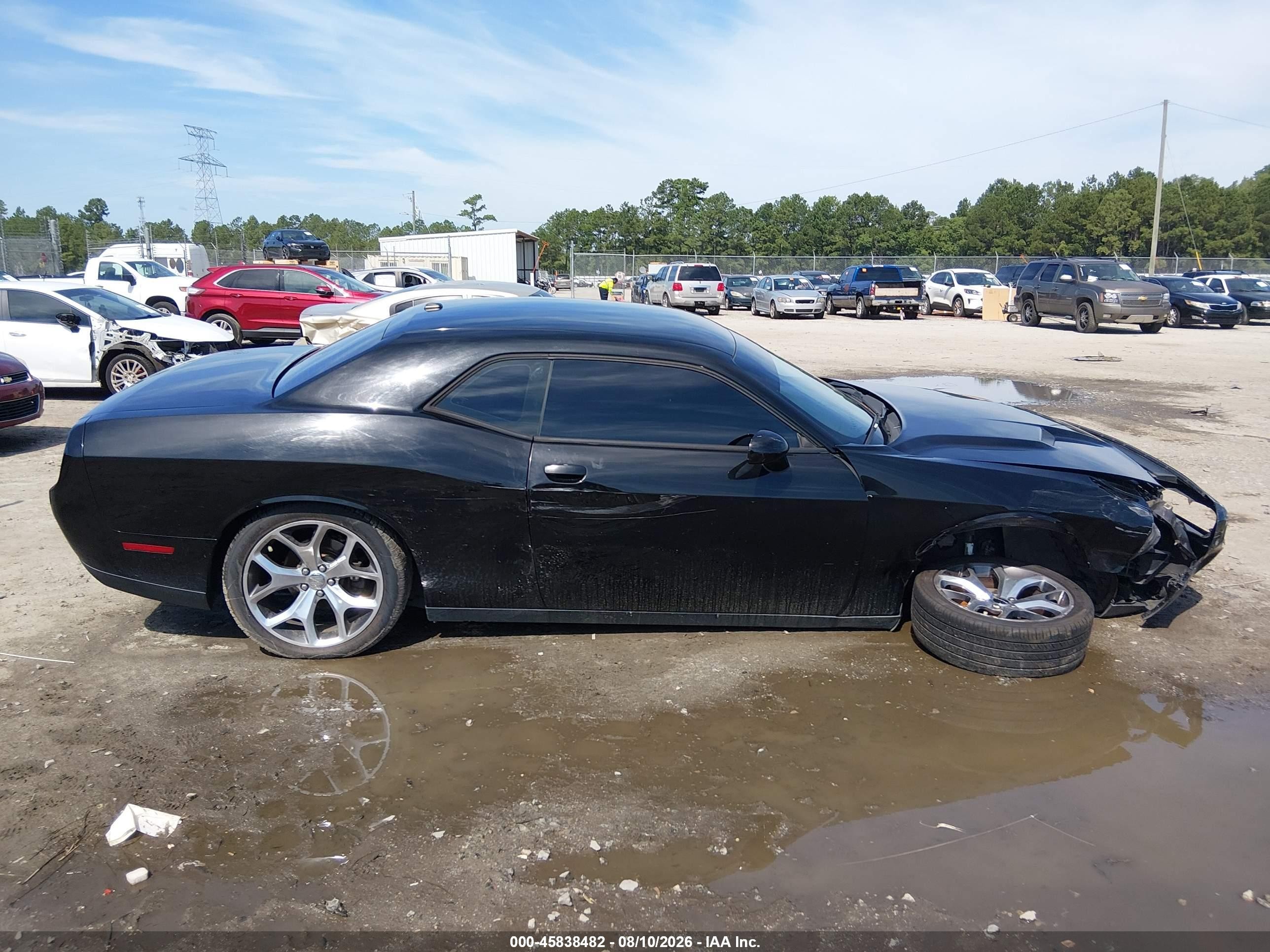 2015 Dodge Challenger Sxt Black vin: 2C3CDZAG5FH869669