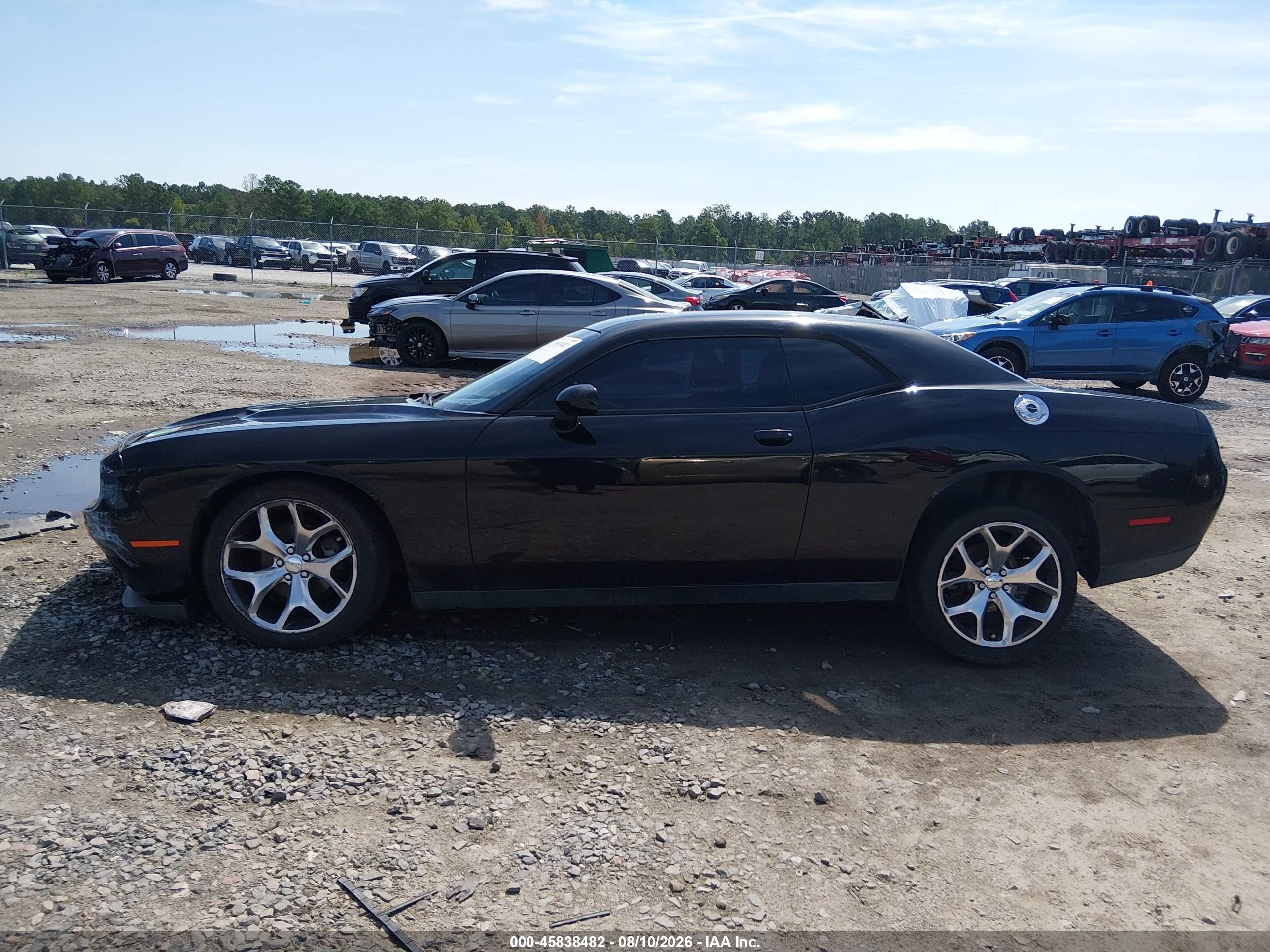 2015 Dodge Challenger Sxt Black vin: 2C3CDZAG5FH869669
