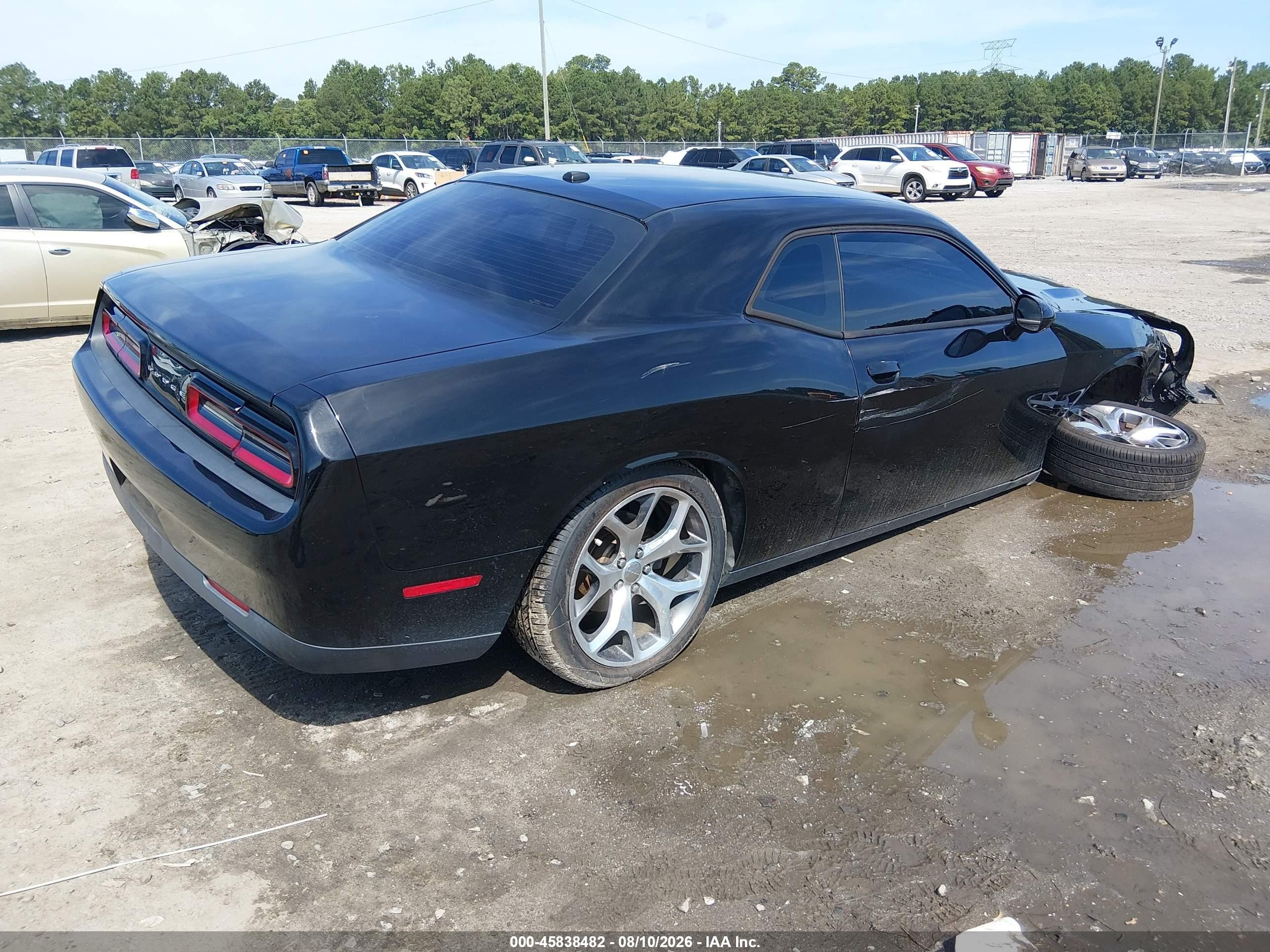 2015 Dodge Challenger Sxt Black vin: 2C3CDZAG5FH869669