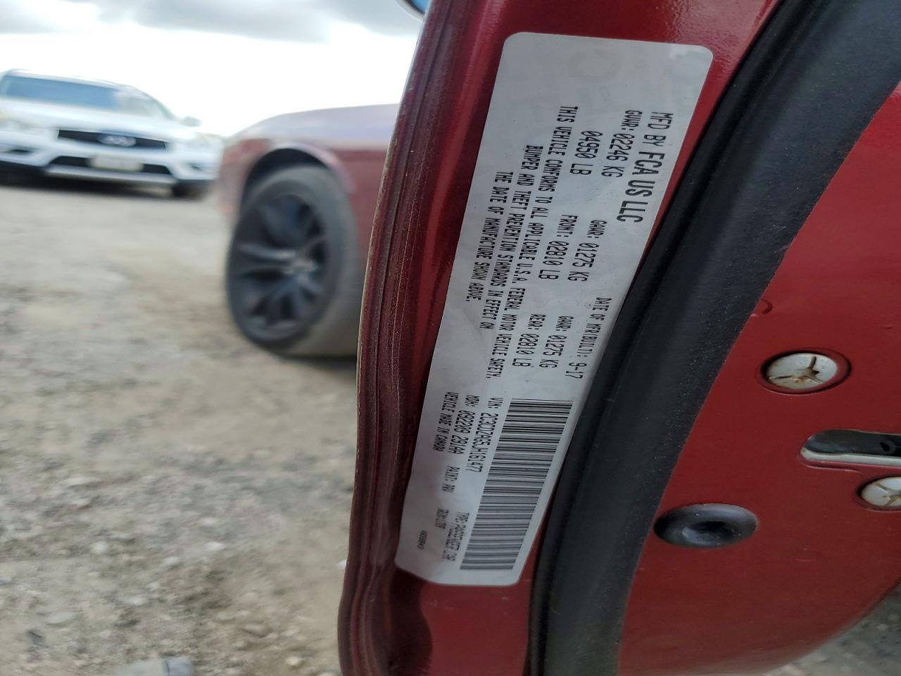 2018 Dodge Challenger Sxt Red vin: 2C3CDZAG5JH161477
