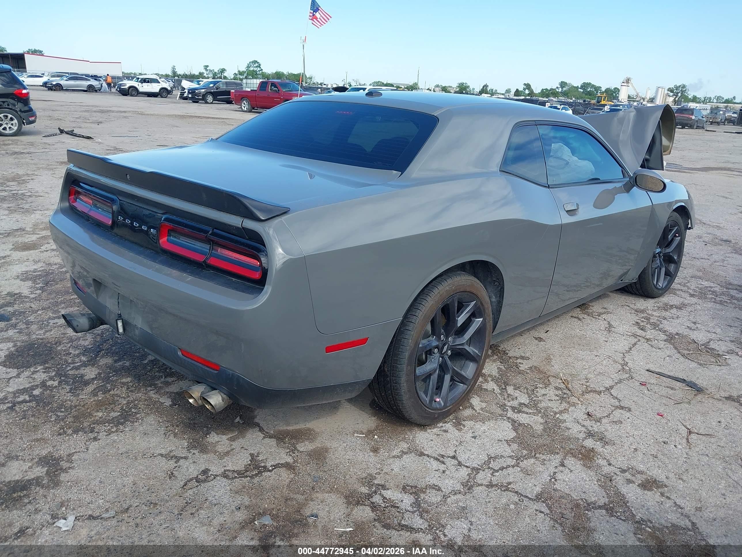 2019 Dodge Challenger Sxt Серый vin: 2C3CDZAG5KH602851
