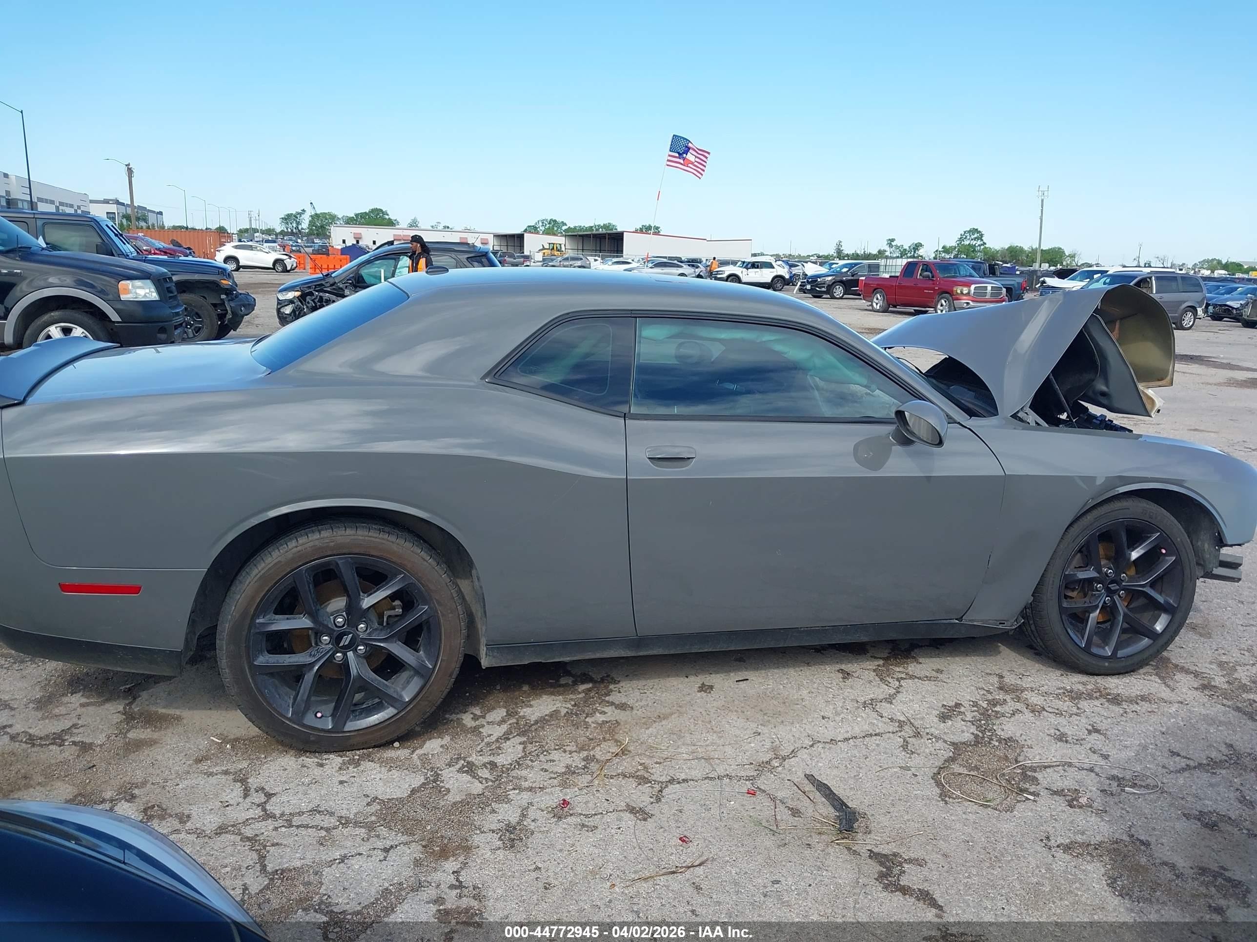 2019 Dodge Challenger Sxt Серый vin: 2C3CDZAG5KH602851