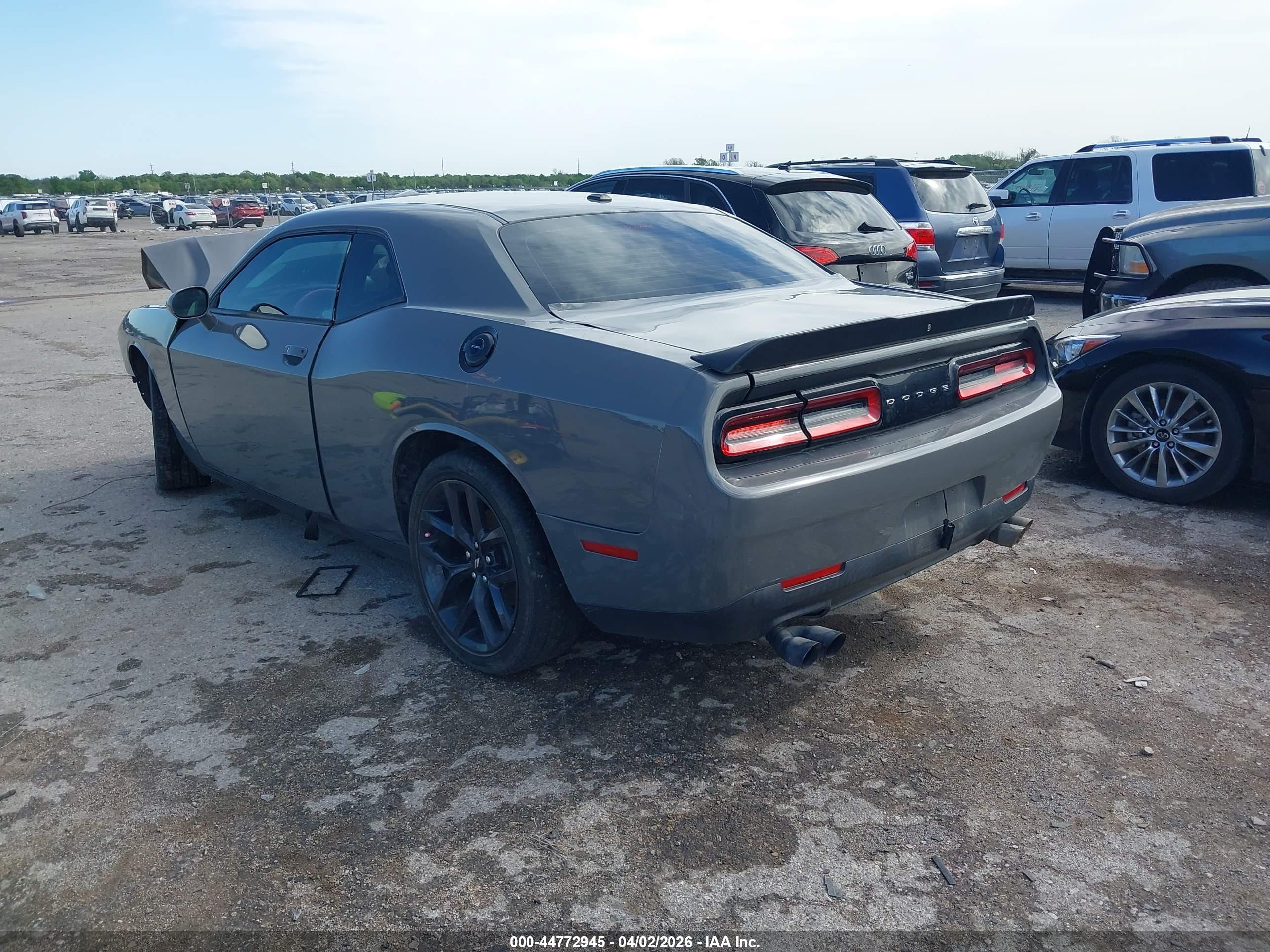 2019 Dodge Challenger Sxt Серый vin: 2C3CDZAG5KH602851