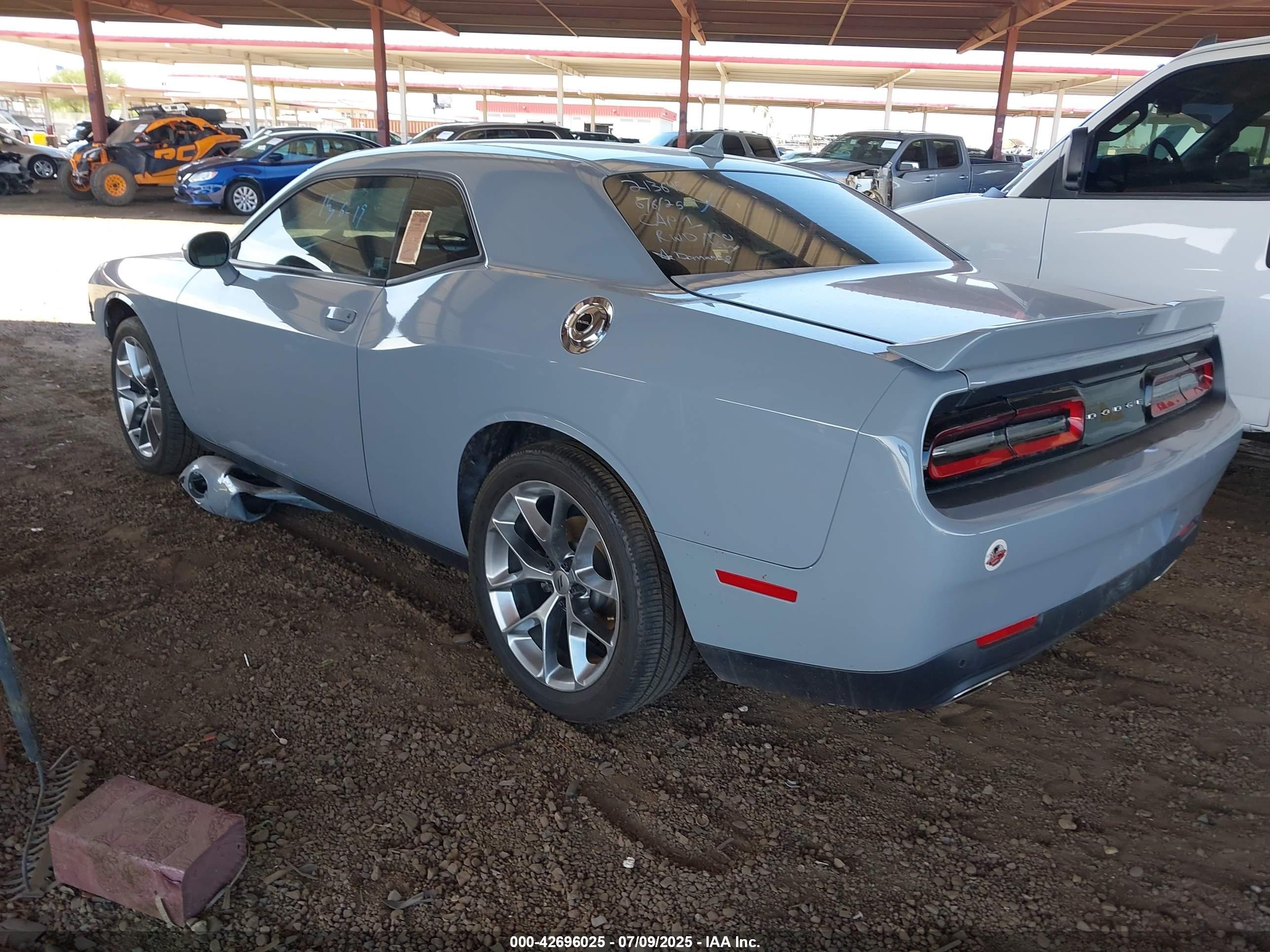 2020 Dodge Challenger Sxt Gray vin: 2C3CDZAG5LH213645
