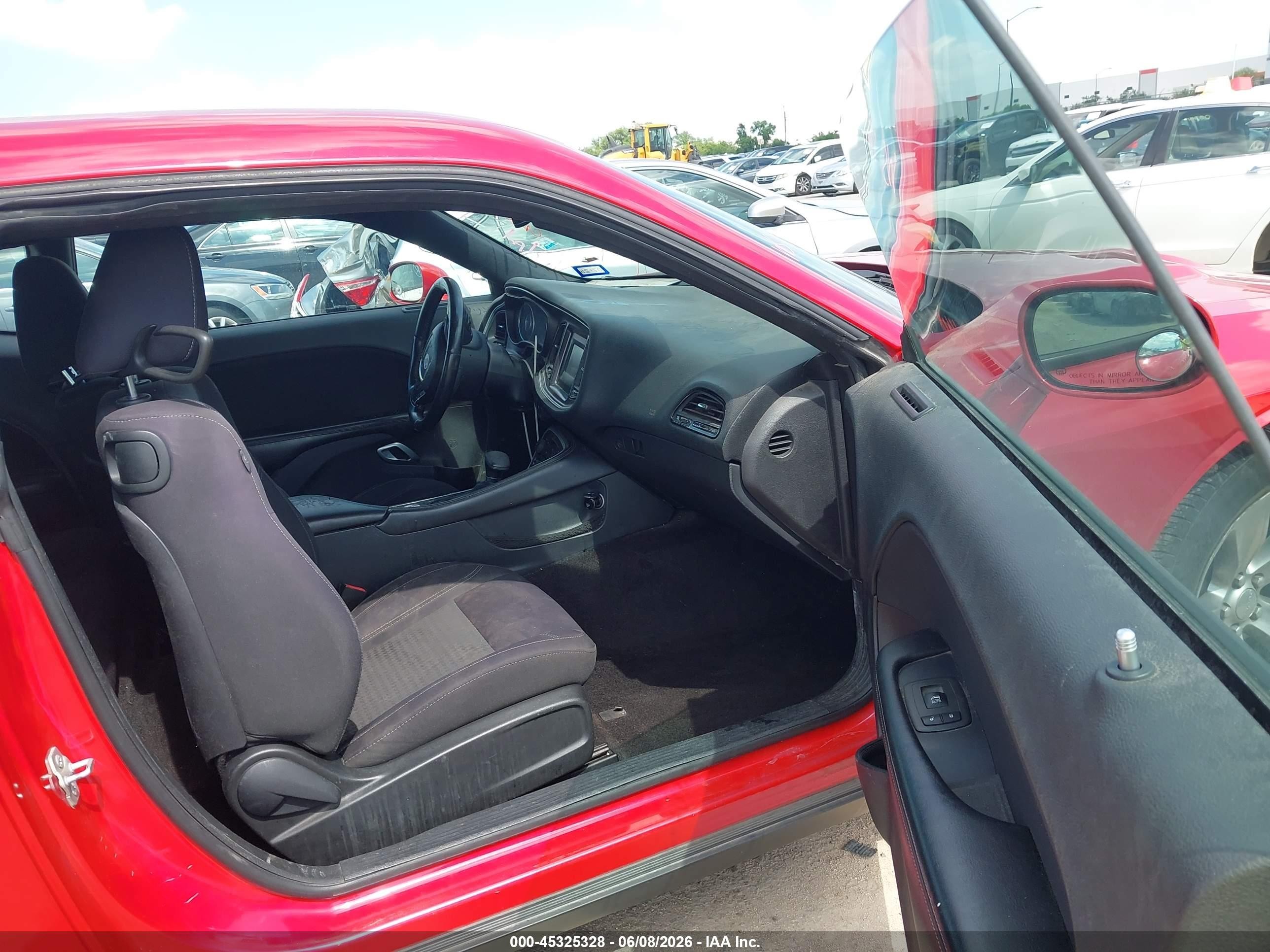 2015 Dodge Challenger Sxt Red vin: 2C3CDZAG6FH710918