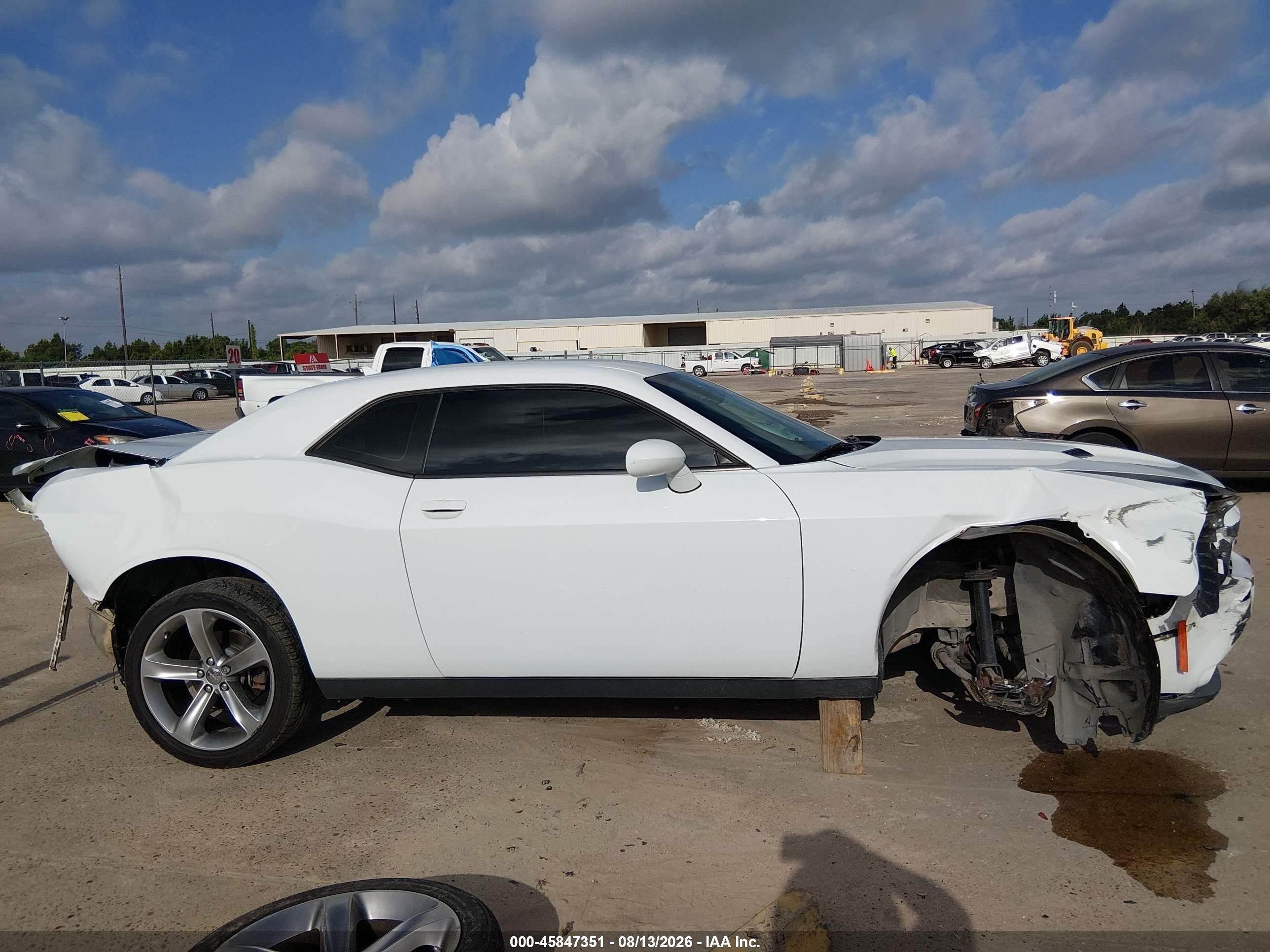 2015 Dodge Challenger Sxt White vin: 2C3CDZAG6FH723622