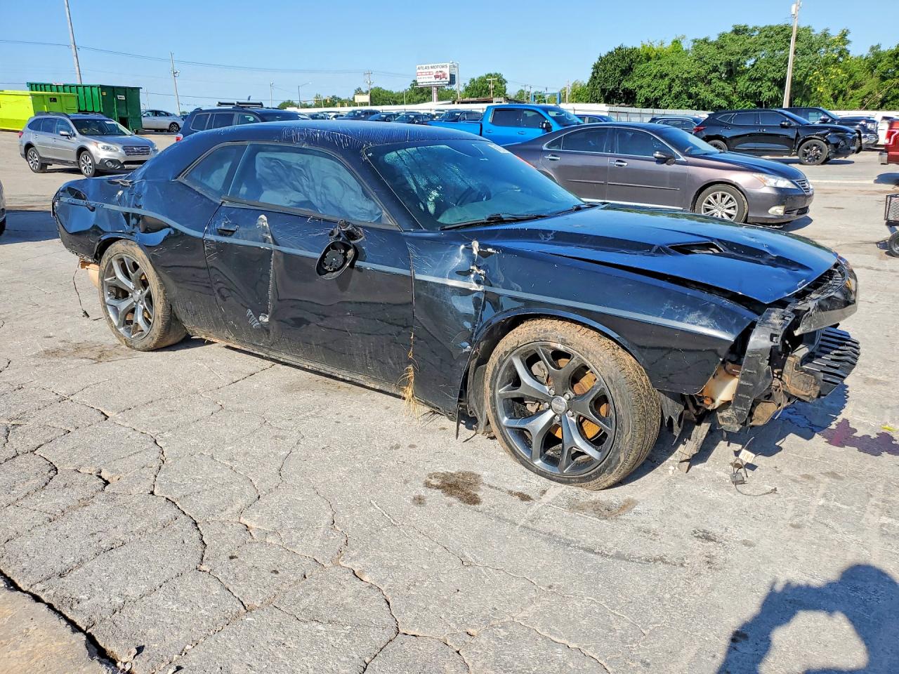 2015 Dodge Challenger Sxt Черный vin: 2C3CDZAG6FH811733