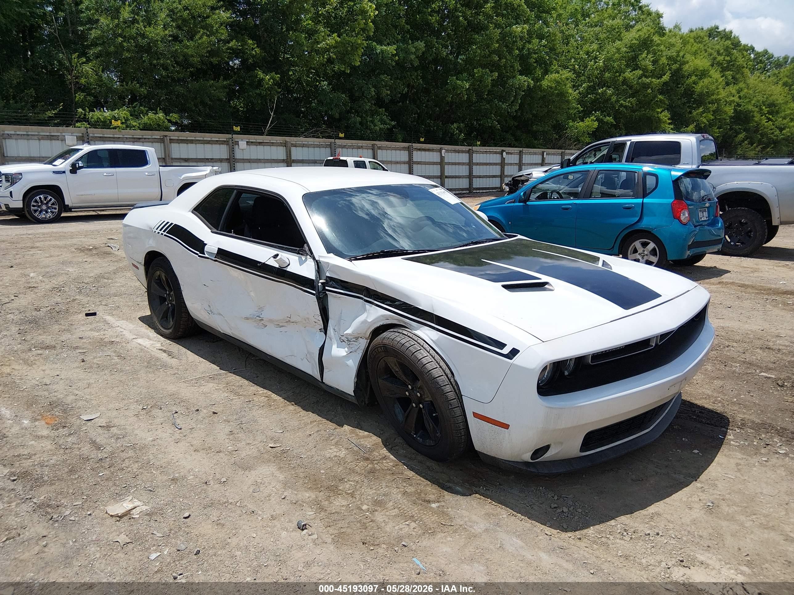 2015 Dodge Challenger Sxt White vin: 2C3CDZAG6FH821128