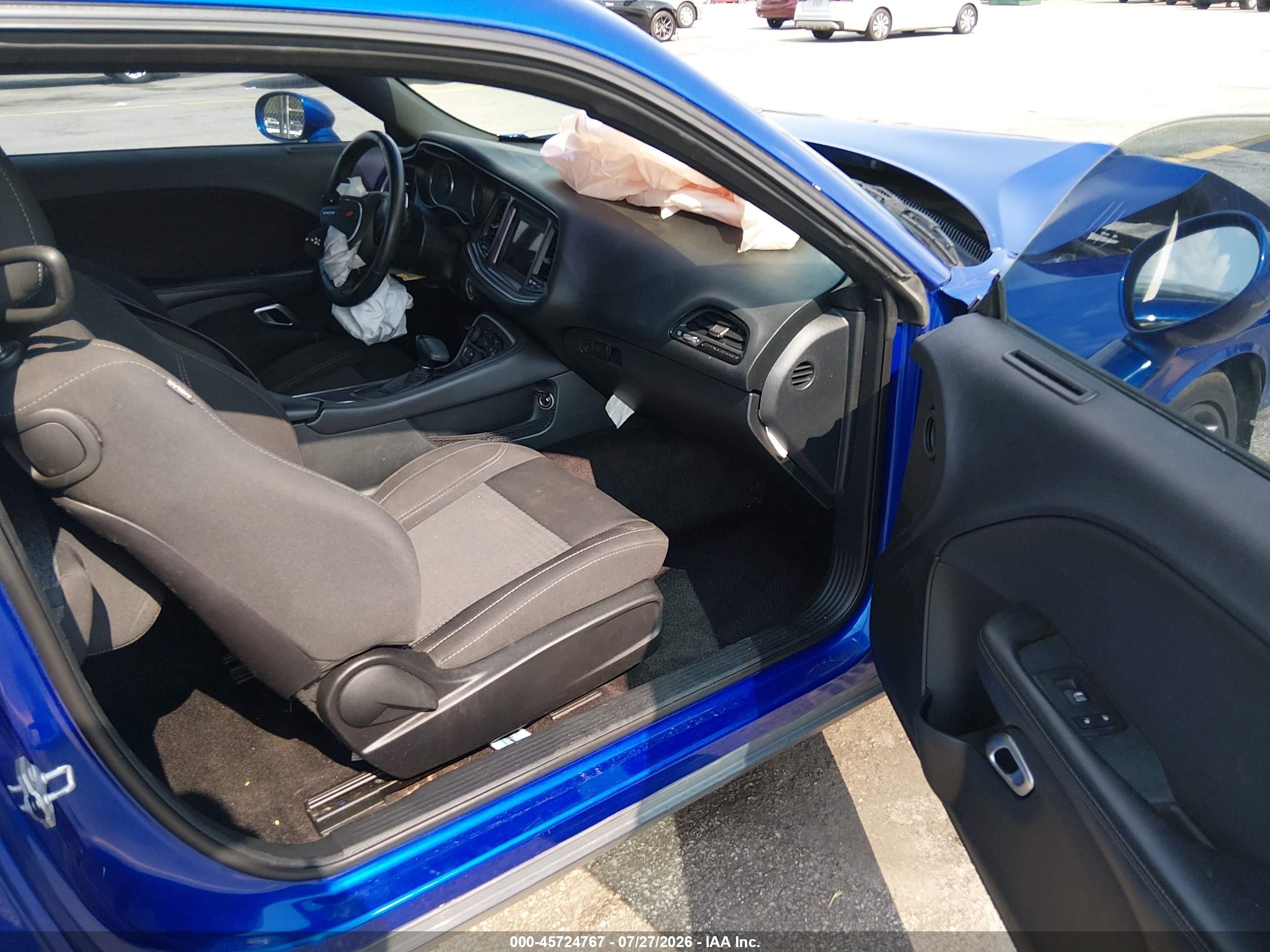 2018 Dodge Challenger Sxt Blue vin: 2C3CDZAG6JH255383