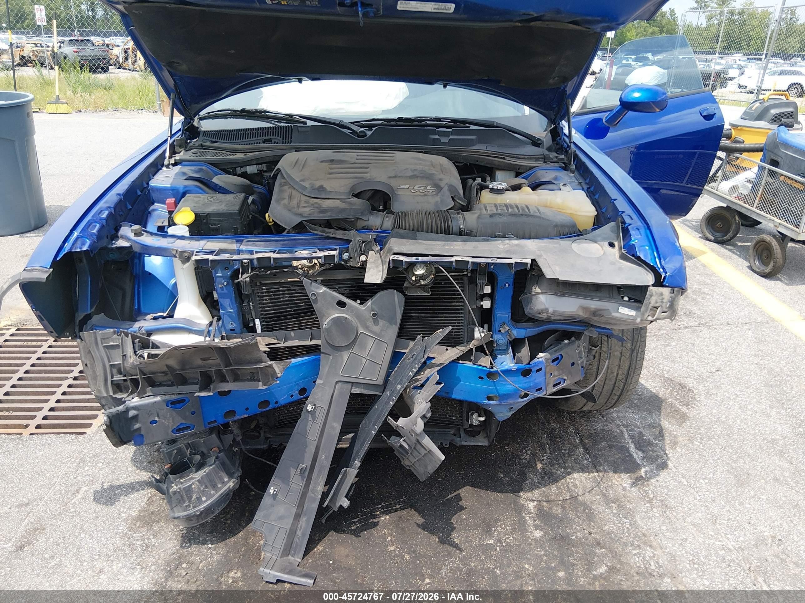 2018 Dodge Challenger Sxt Blue vin: 2C3CDZAG6JH255383