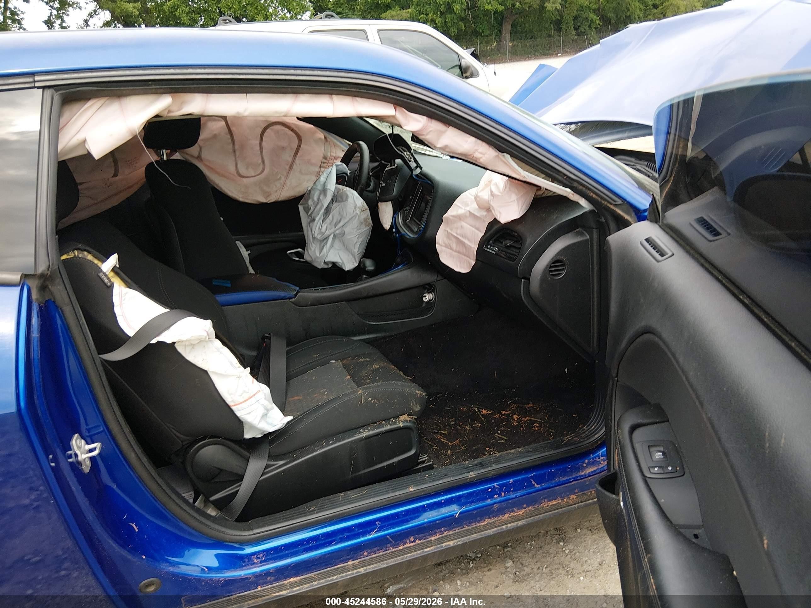 2018 Dodge Challenger Sxt Blue vin: 2C3CDZAG6JH310883