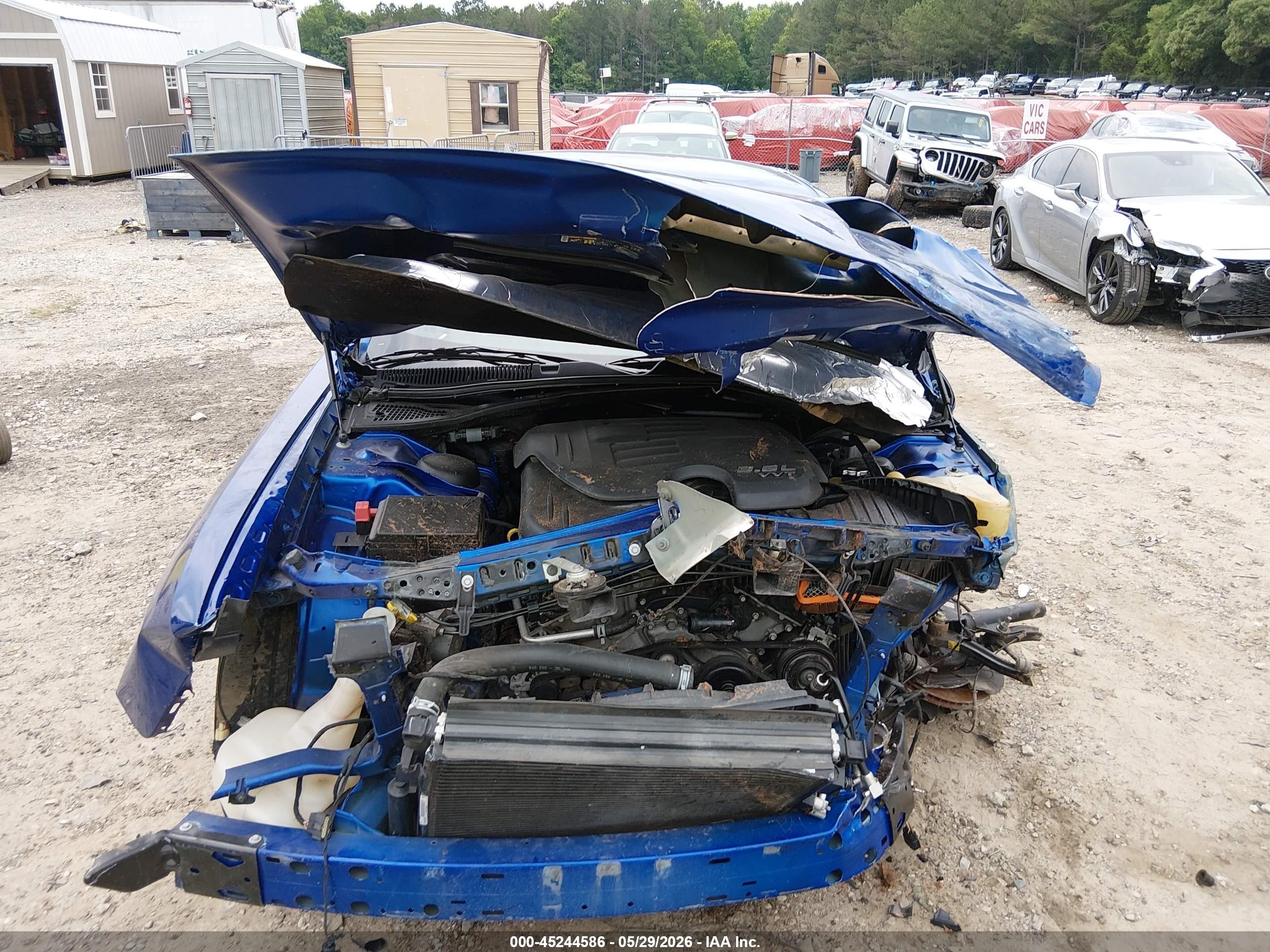2018 Dodge Challenger Sxt Blue vin: 2C3CDZAG6JH310883