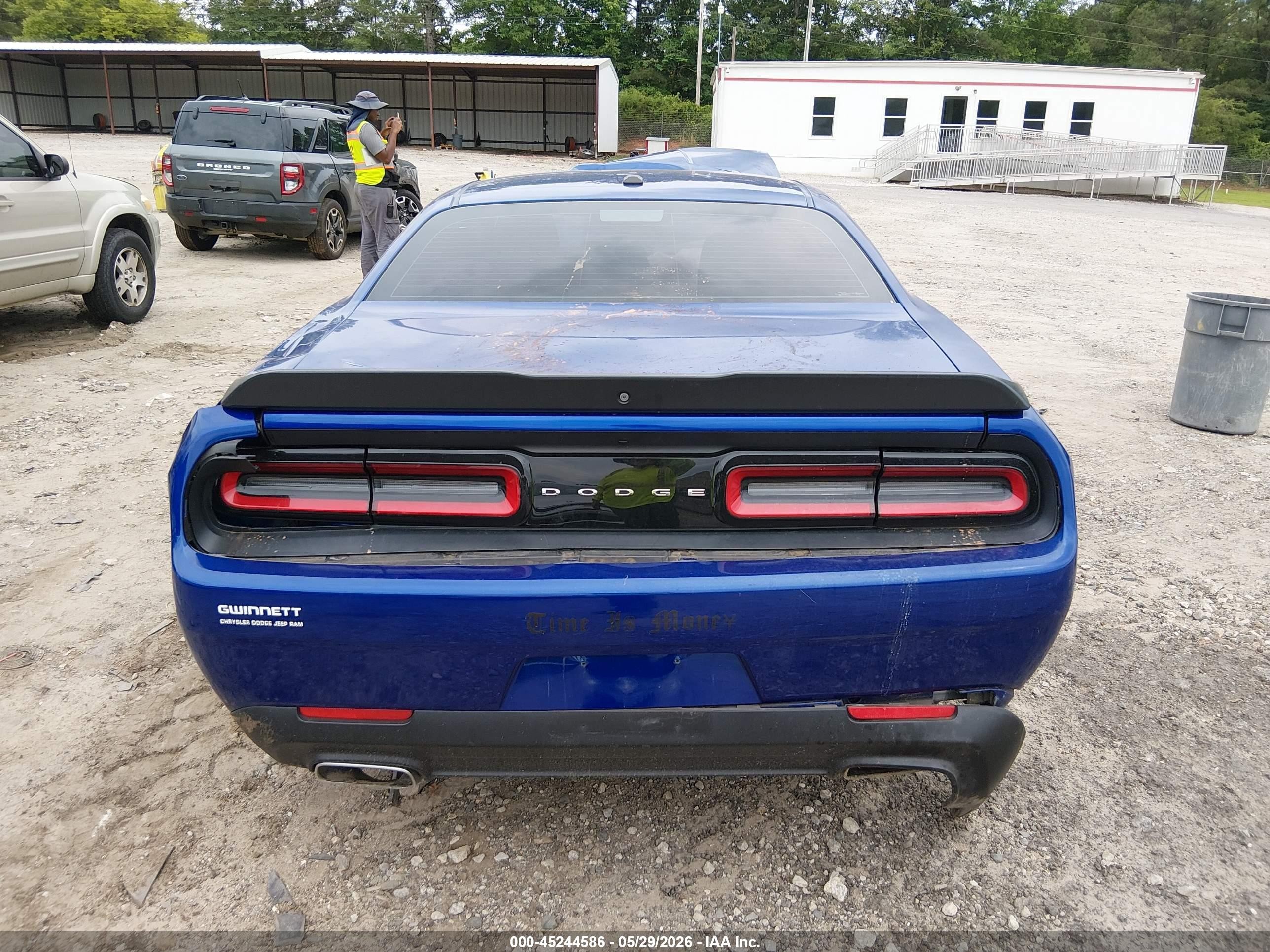 2018 Dodge Challenger Sxt Blue vin: 2C3CDZAG6JH310883
