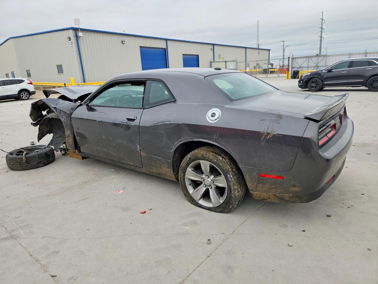 2019 Dodge Challenger Sxt Gray vin: 2C3CDZAG6KH671953