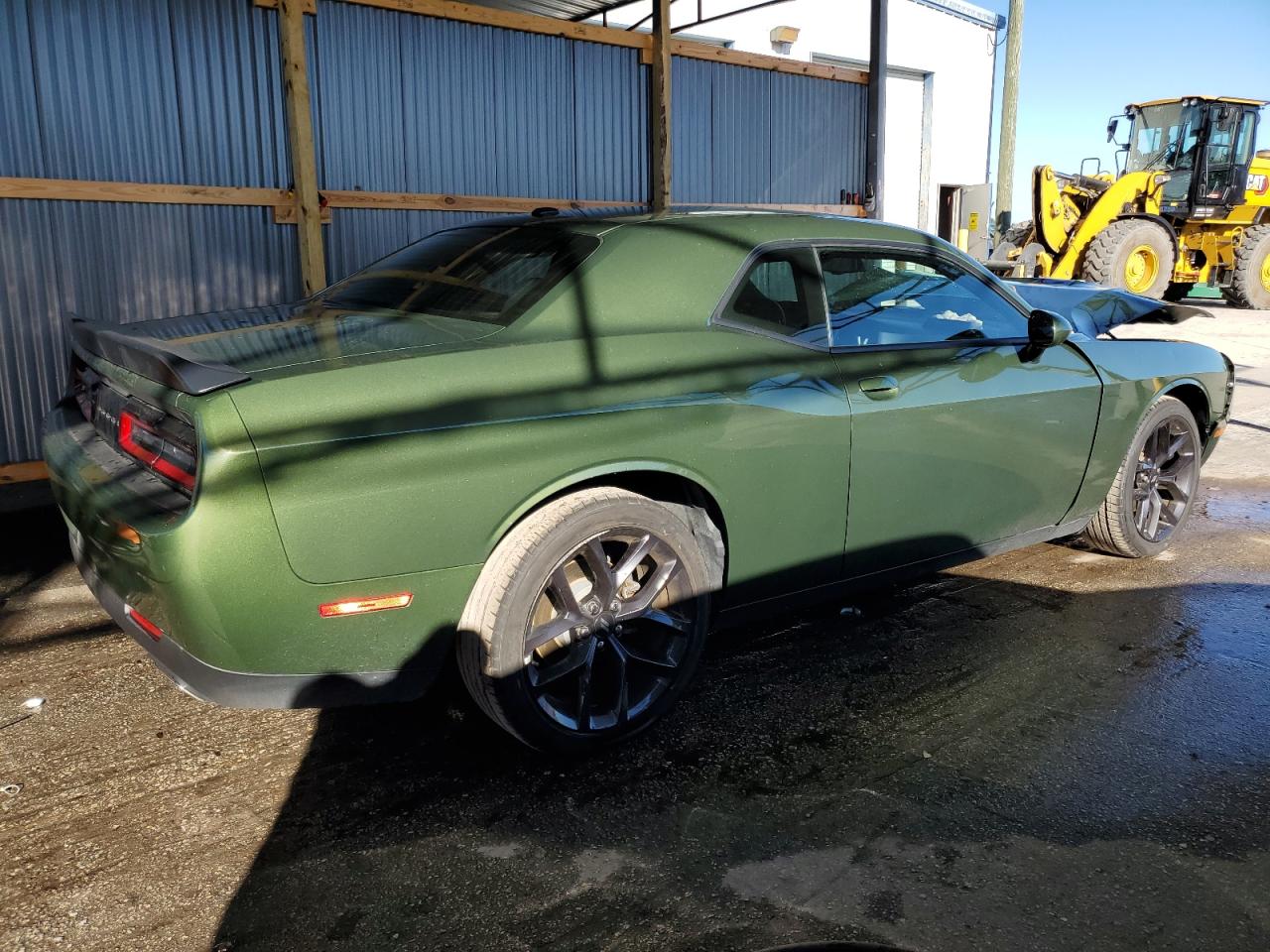 2022 Dodge Challenger Sxt Green vin: 2C3CDZAG6NH238525