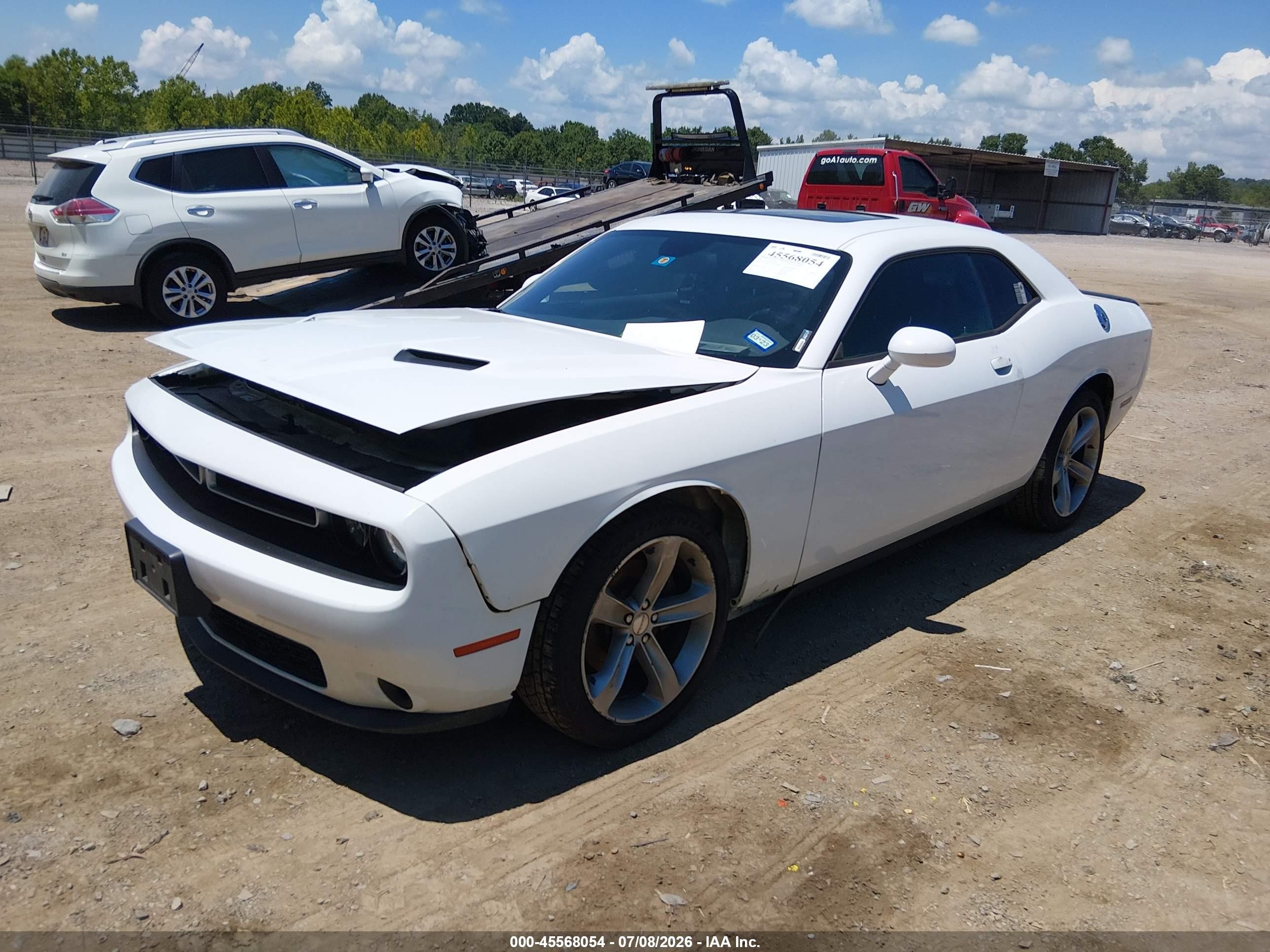 2015 Dodge Challenger Sxt White vin: 2C3CDZAG7FH747654