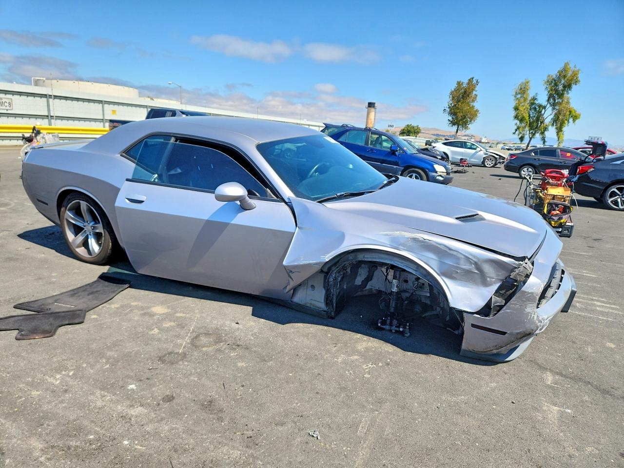 2015 Dodge Challenger Sxt Silver vin: 2C3CDZAG7FH774711