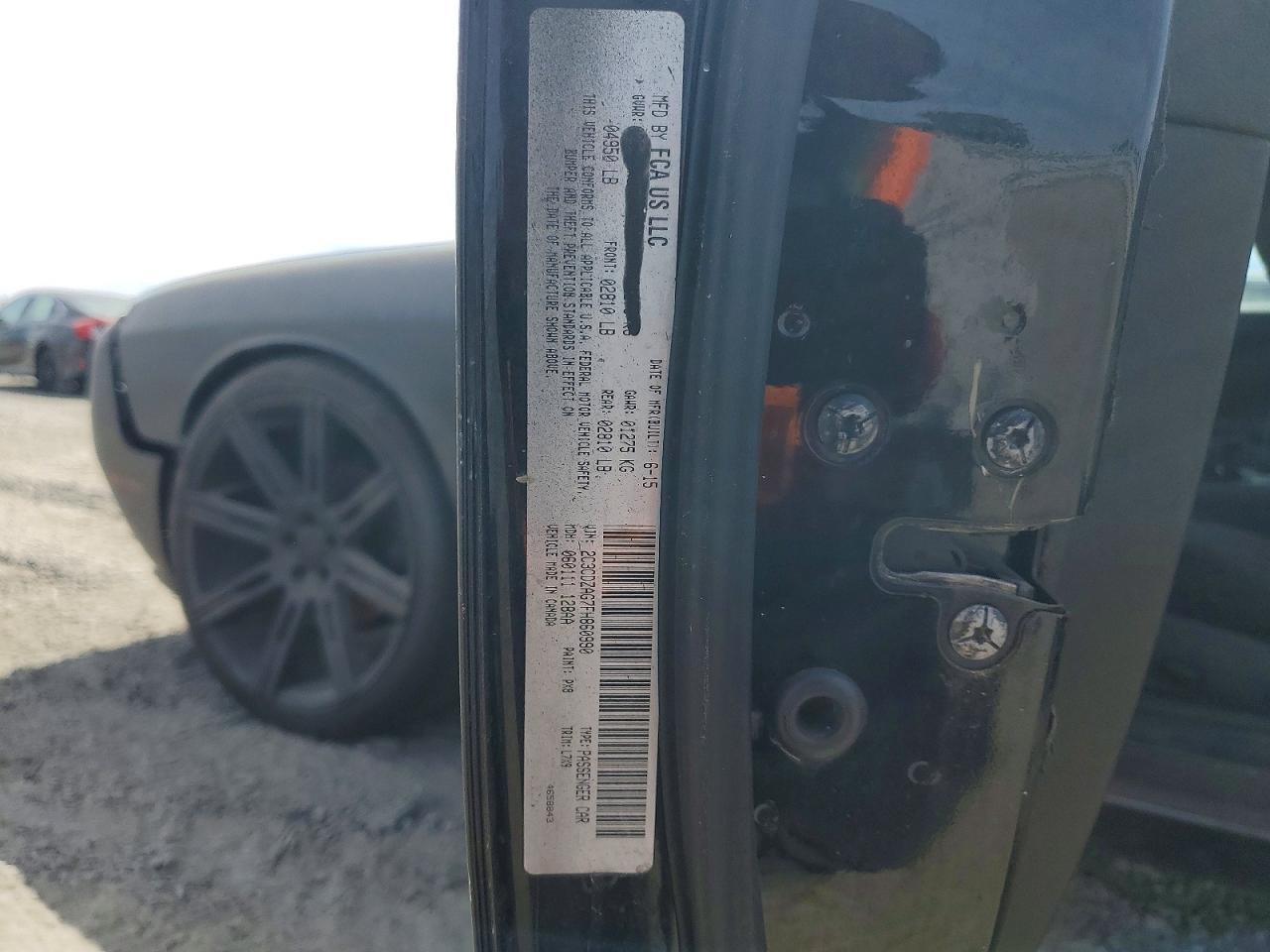 2015 Dodge Challenger Sxt Black vin: 2C3CDZAG7FH860990