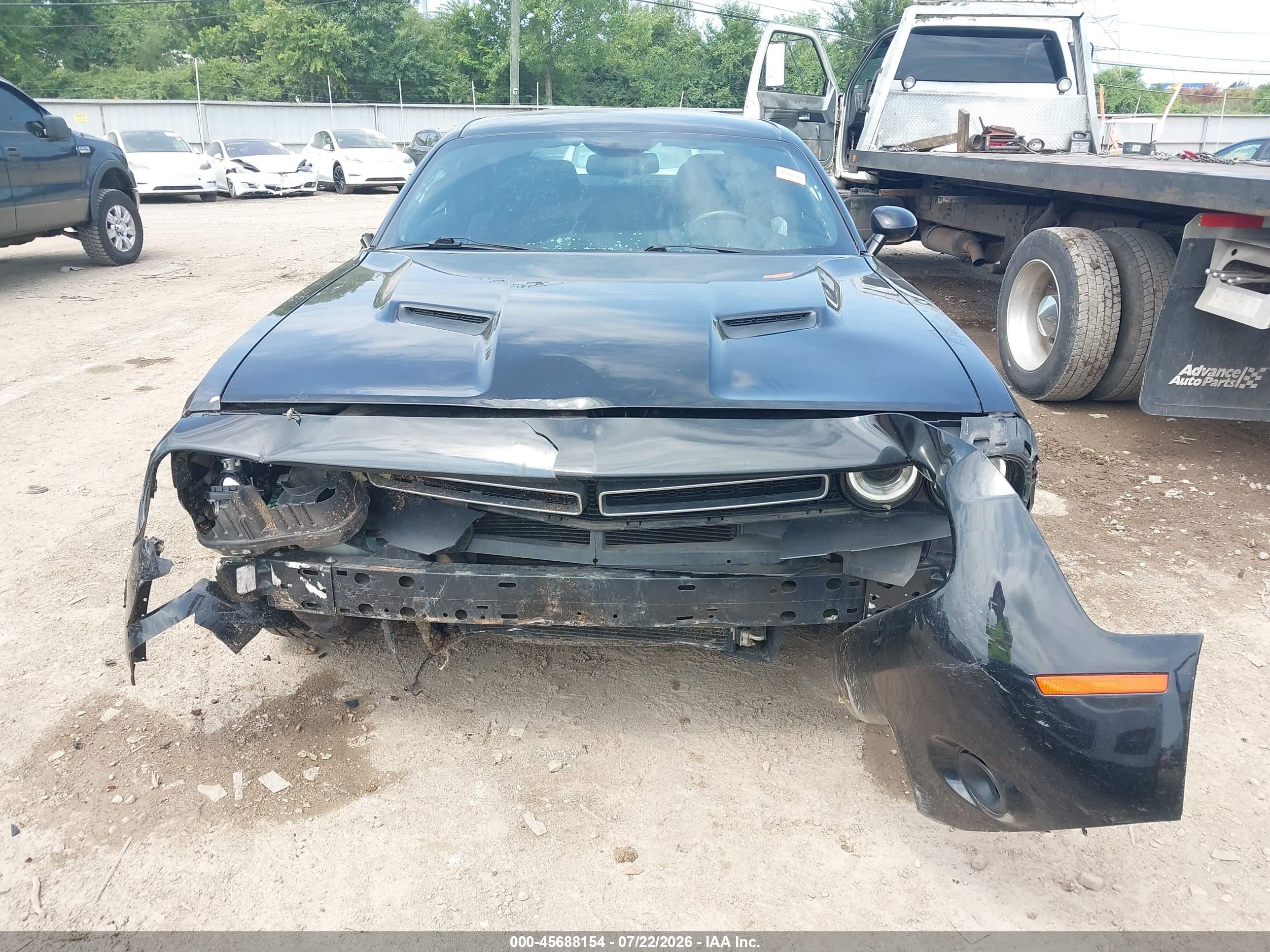 2015 Dodge Challenger Sxt Black vin: 2C3CDZAG7FH877448