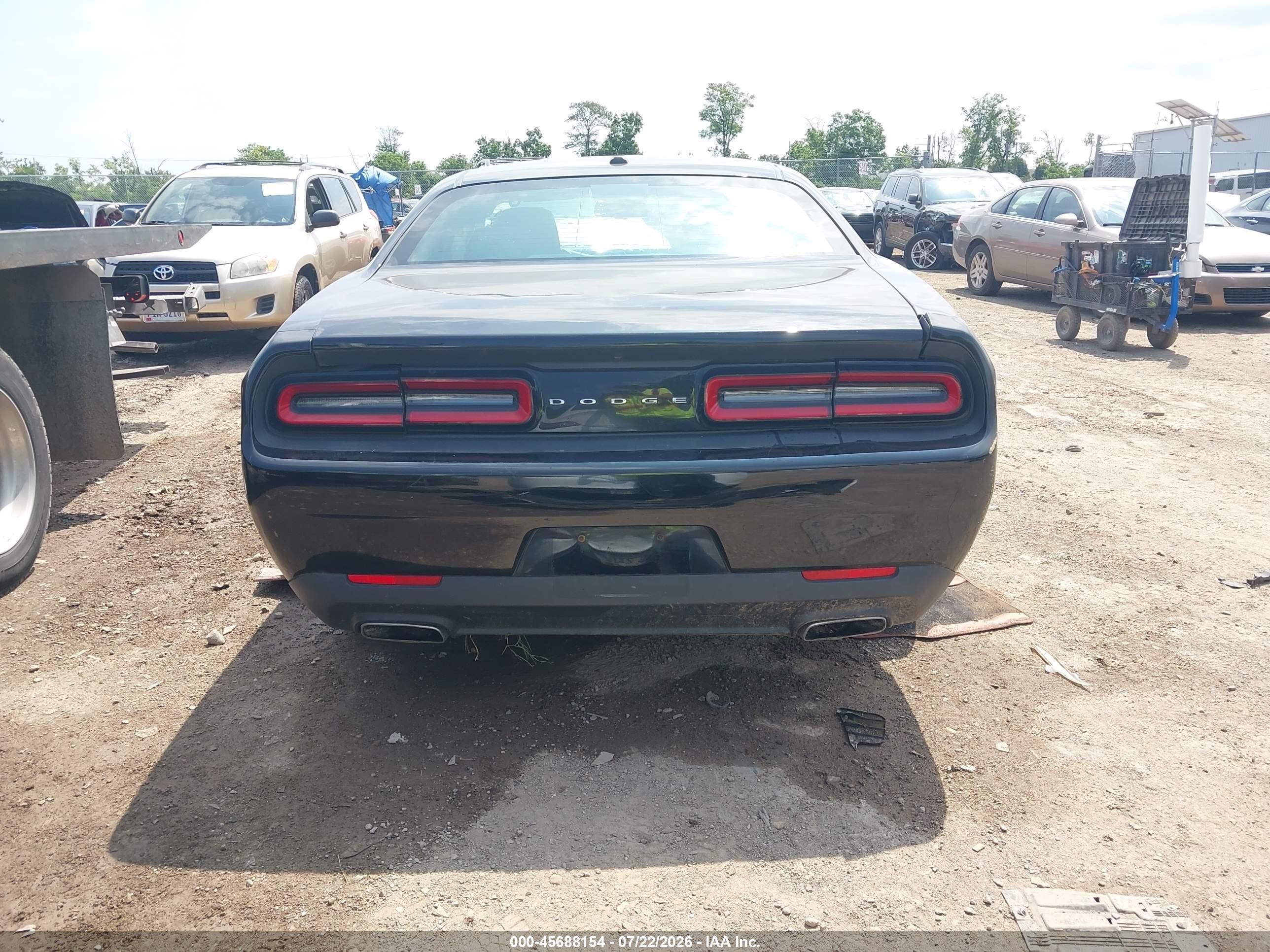 2015 Dodge Challenger Sxt Black vin: 2C3CDZAG7FH877448