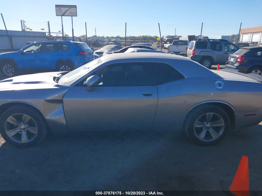 2015 Dodge Challenger Sxt Or R/t Gray vin: 2C3CDZAG7FH894606