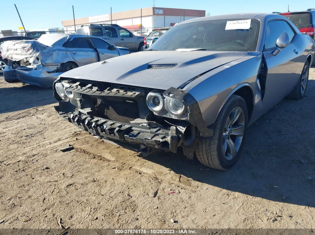 2015 Dodge Challenger Sxt Or R/t Gray vin: 2C3CDZAG7FH894606
