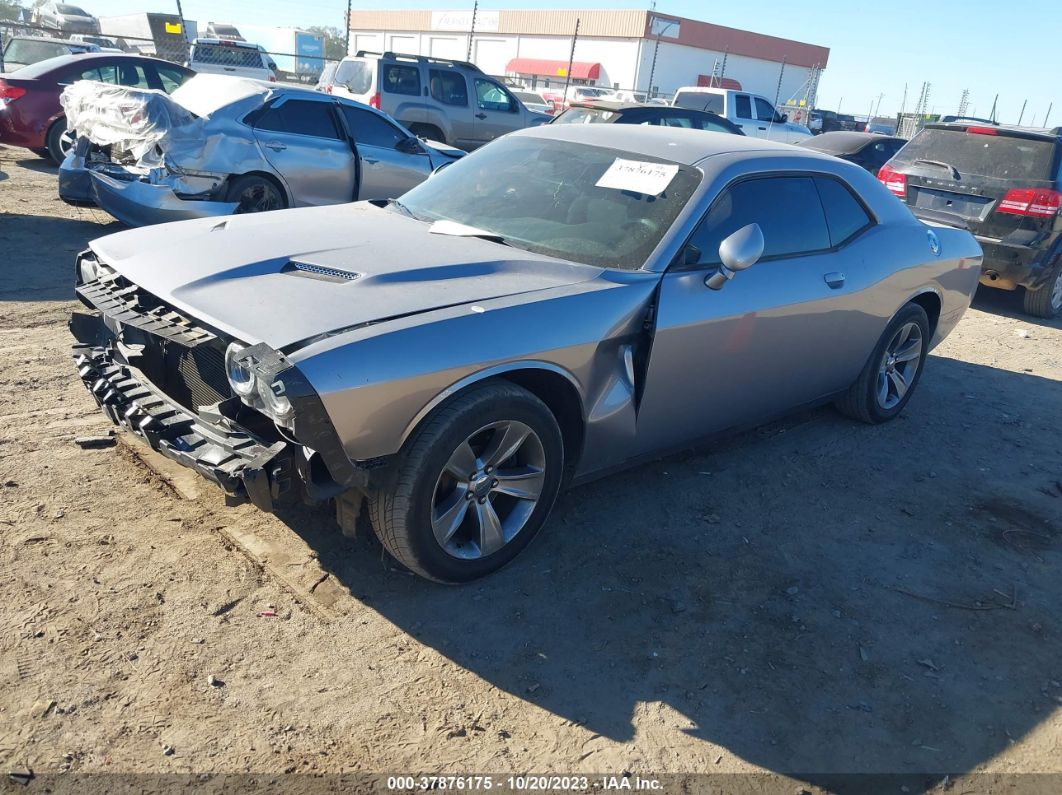 2015 Dodge Challenger Sxt Or R/t Gray vin: 2C3CDZAG7FH894606