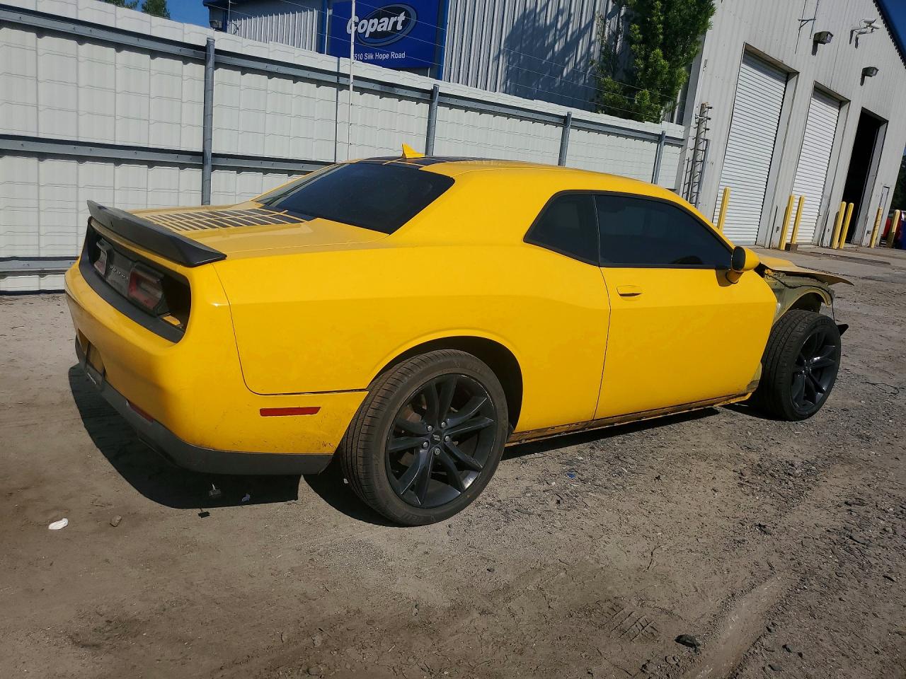 2017 Dodge Challenger Sxt Yellow vin: 2C3CDZAG7HH636430