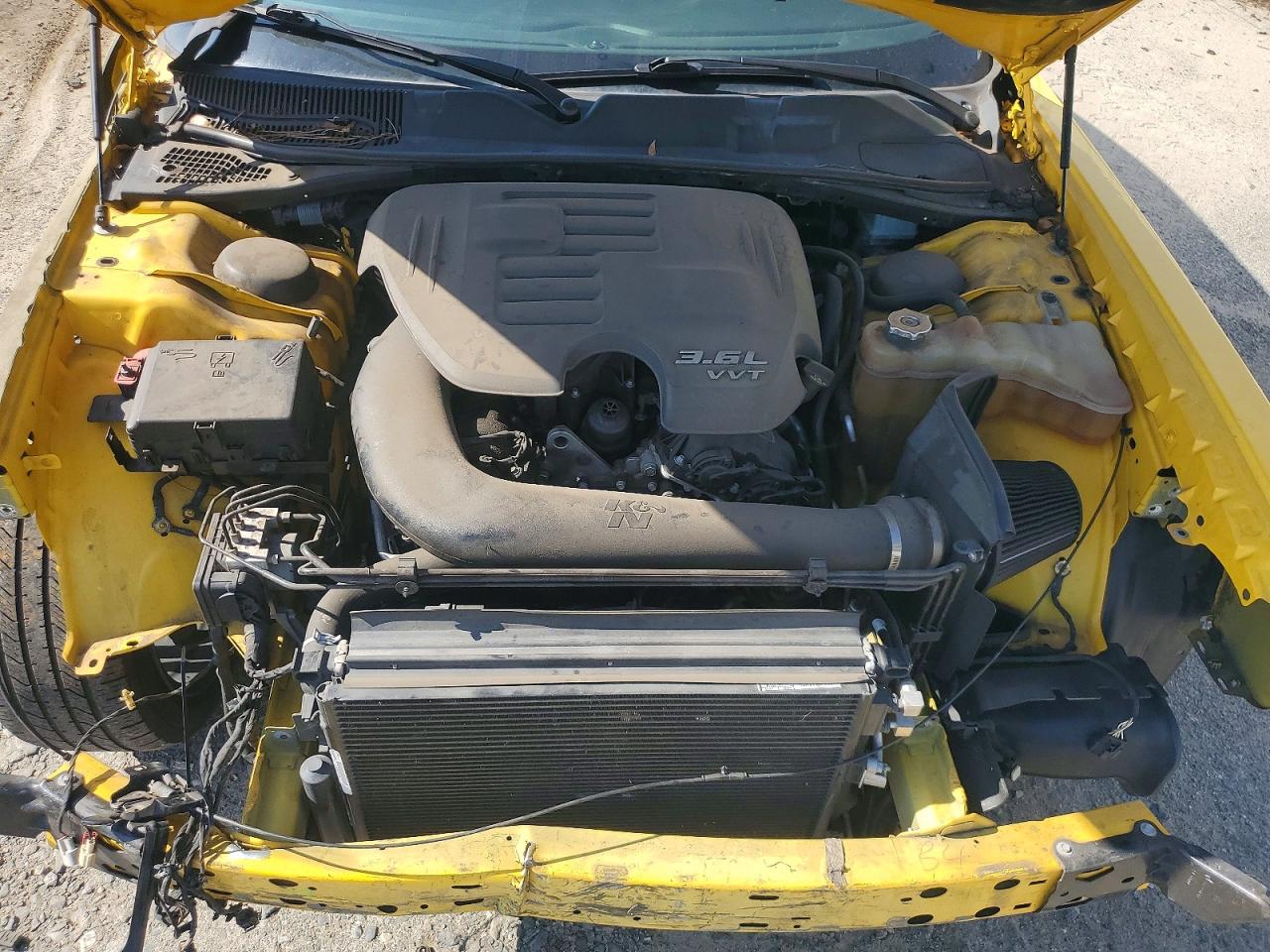 2017 Dodge Challenger Sxt Yellow vin: 2C3CDZAG7HH636430