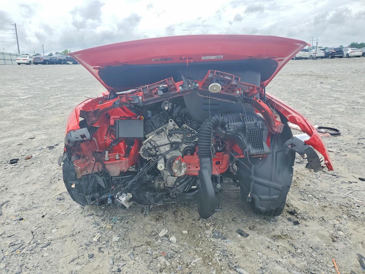 2018 Dodge Challenger Sxt Red vin: 2C3CDZAG7JH116220